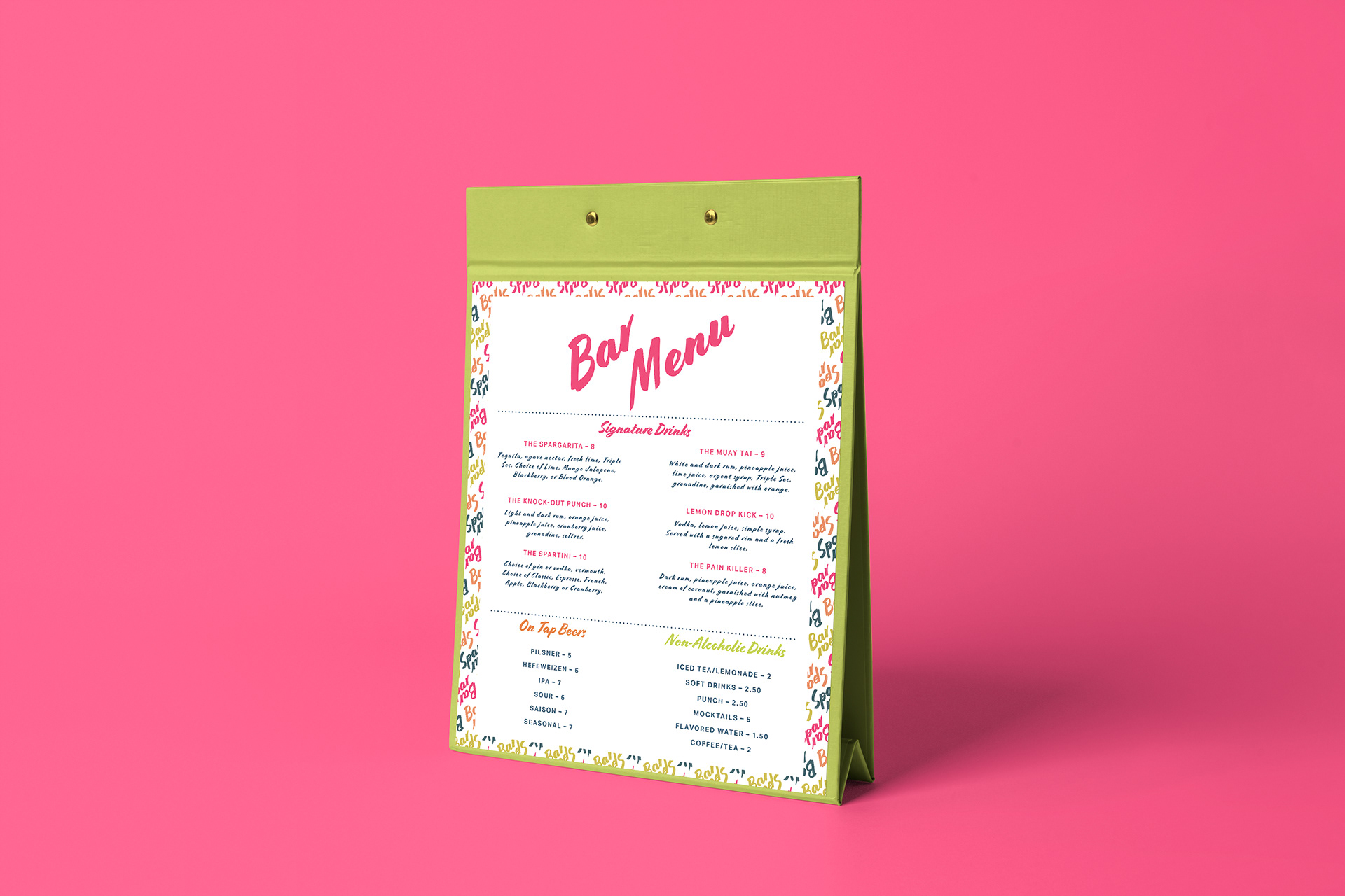 Bar Menu