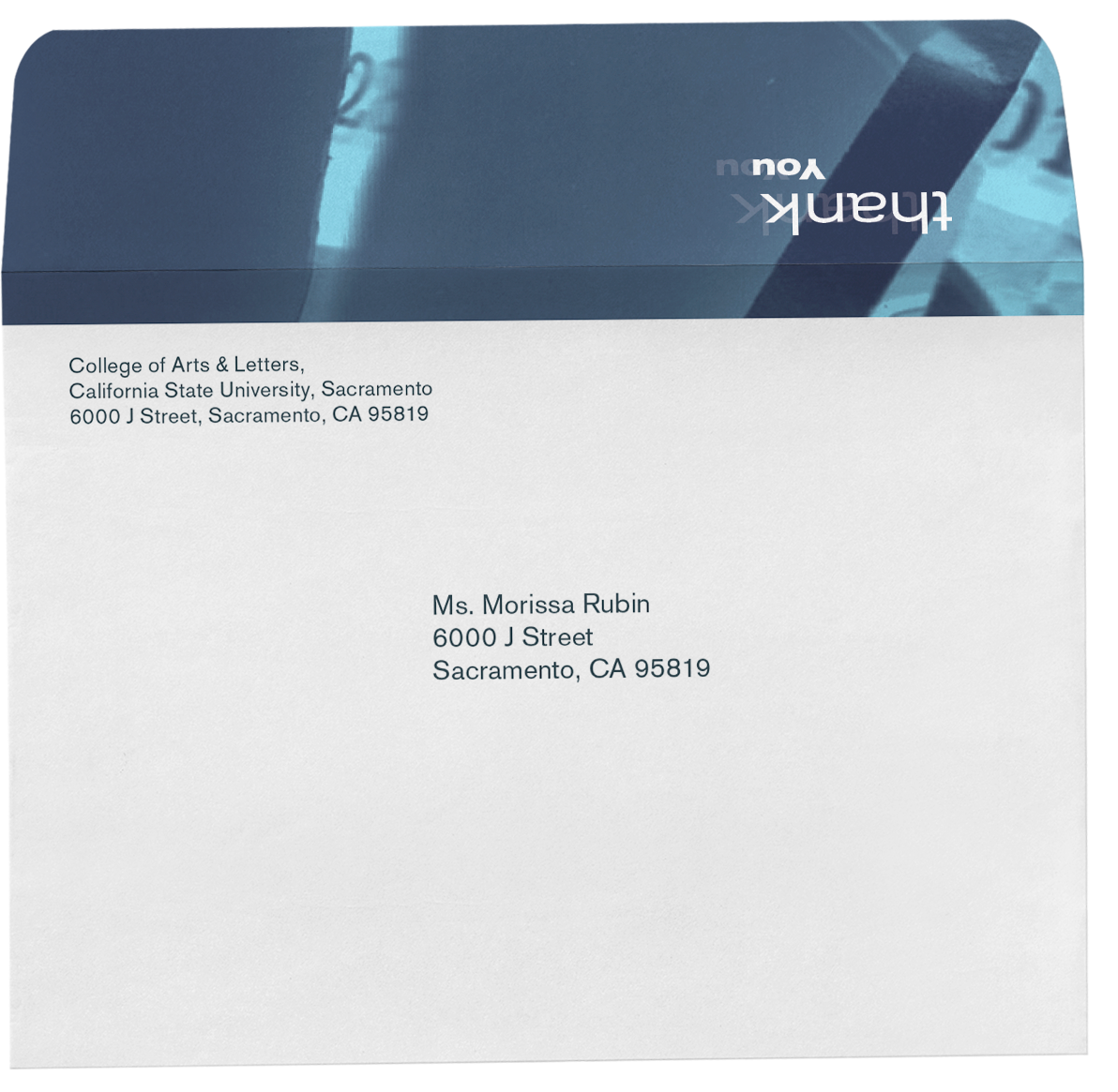 Thank You Envelope