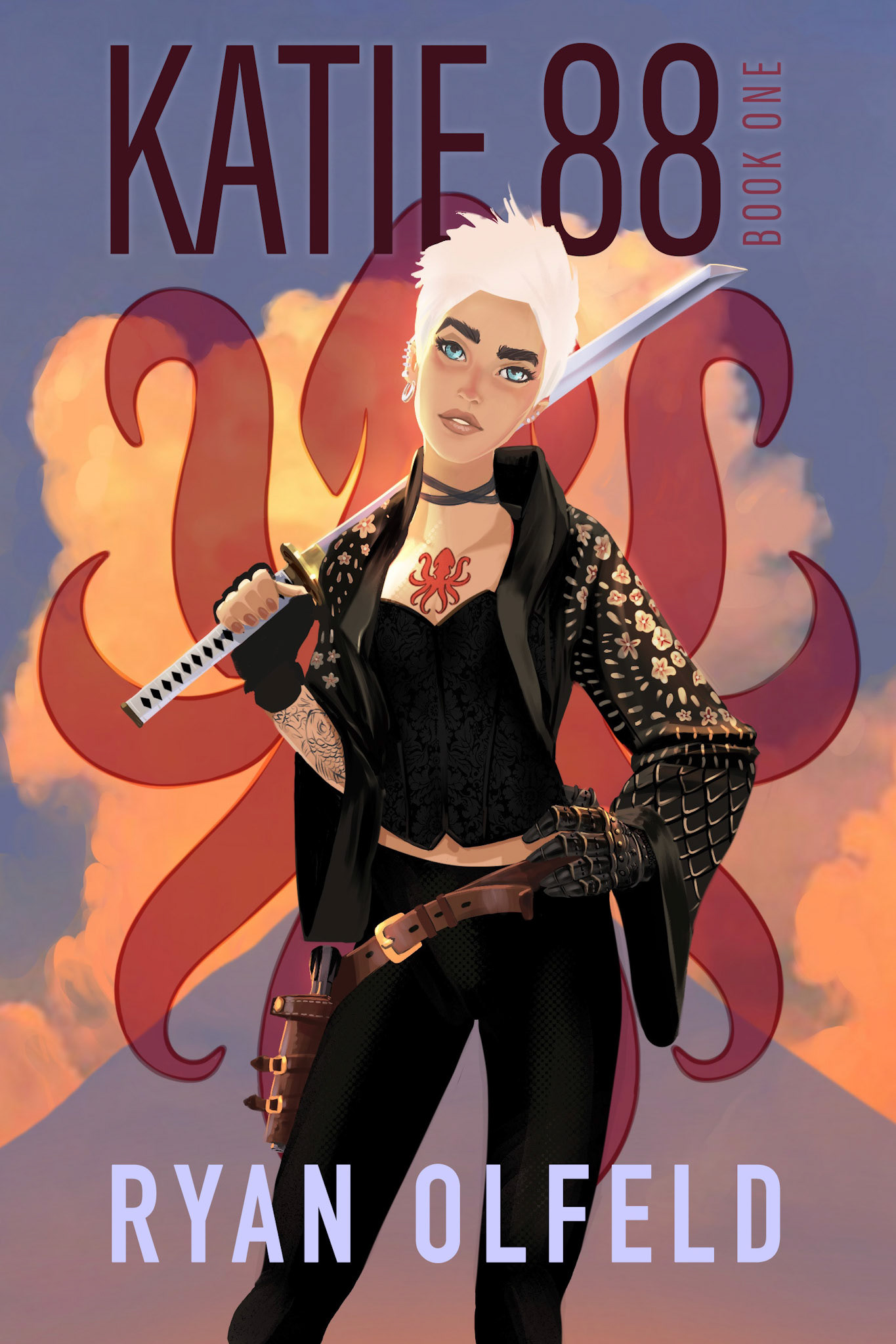  KATIE 88: BOOK ONE  ~ book cover illustration