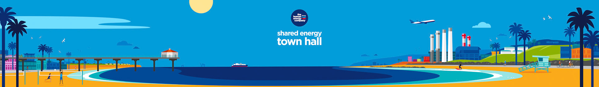 CHEVRON SHARED ENERGY TOWN HALL ~  illustration