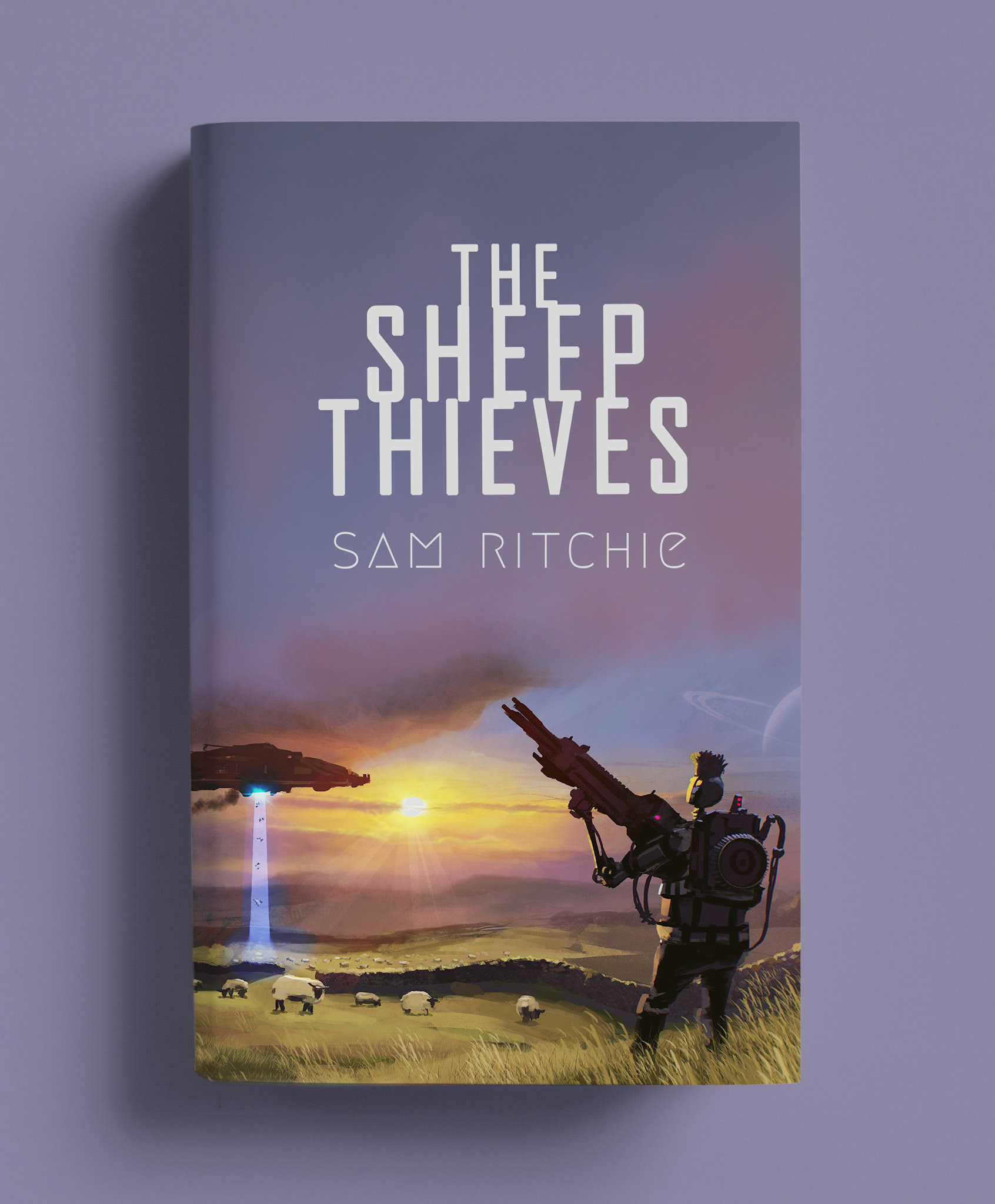 THE SHEEP THIEVES ~ cover illustration & type design