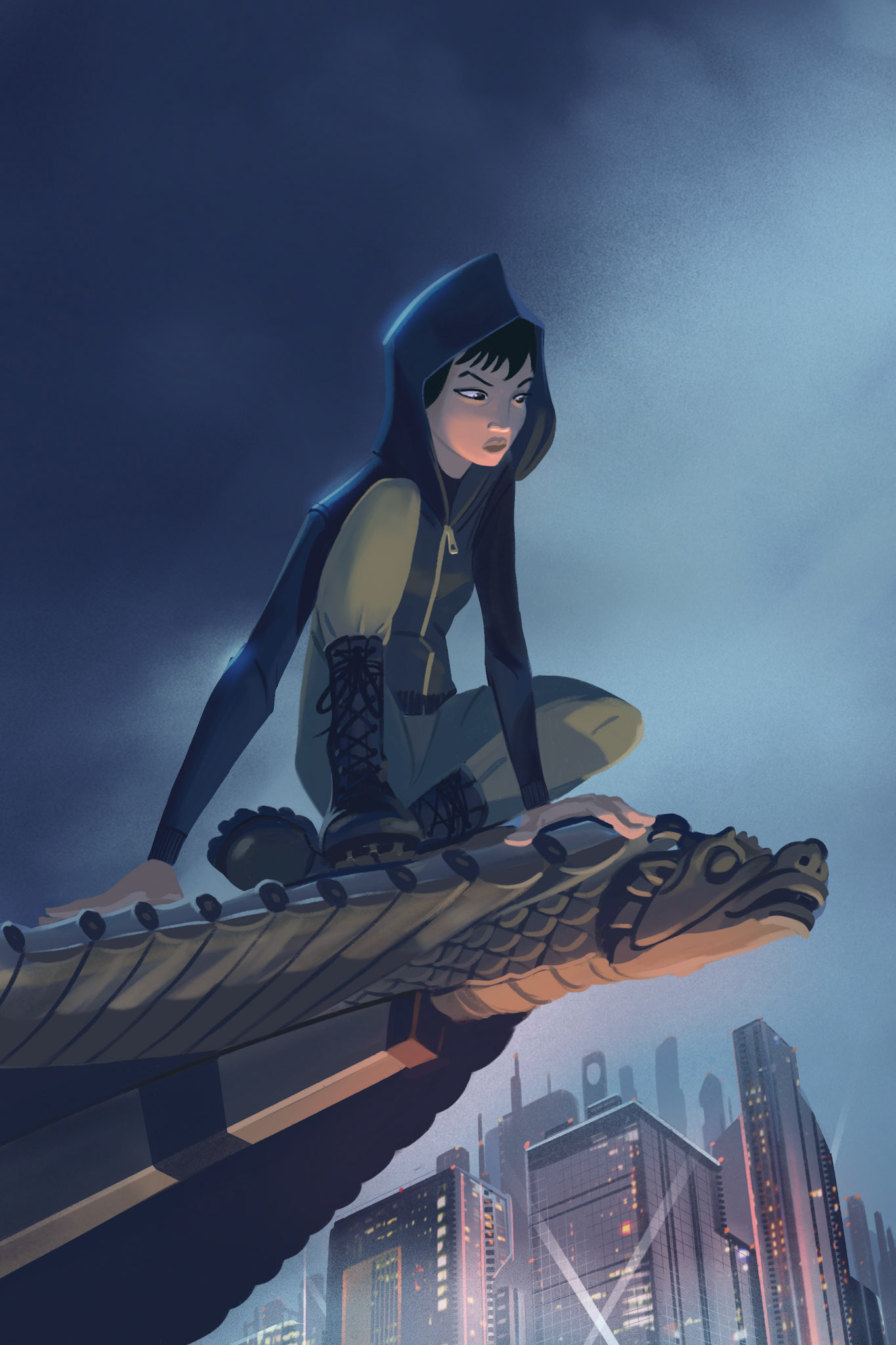 THE RECRUITER ~ book cover illustration