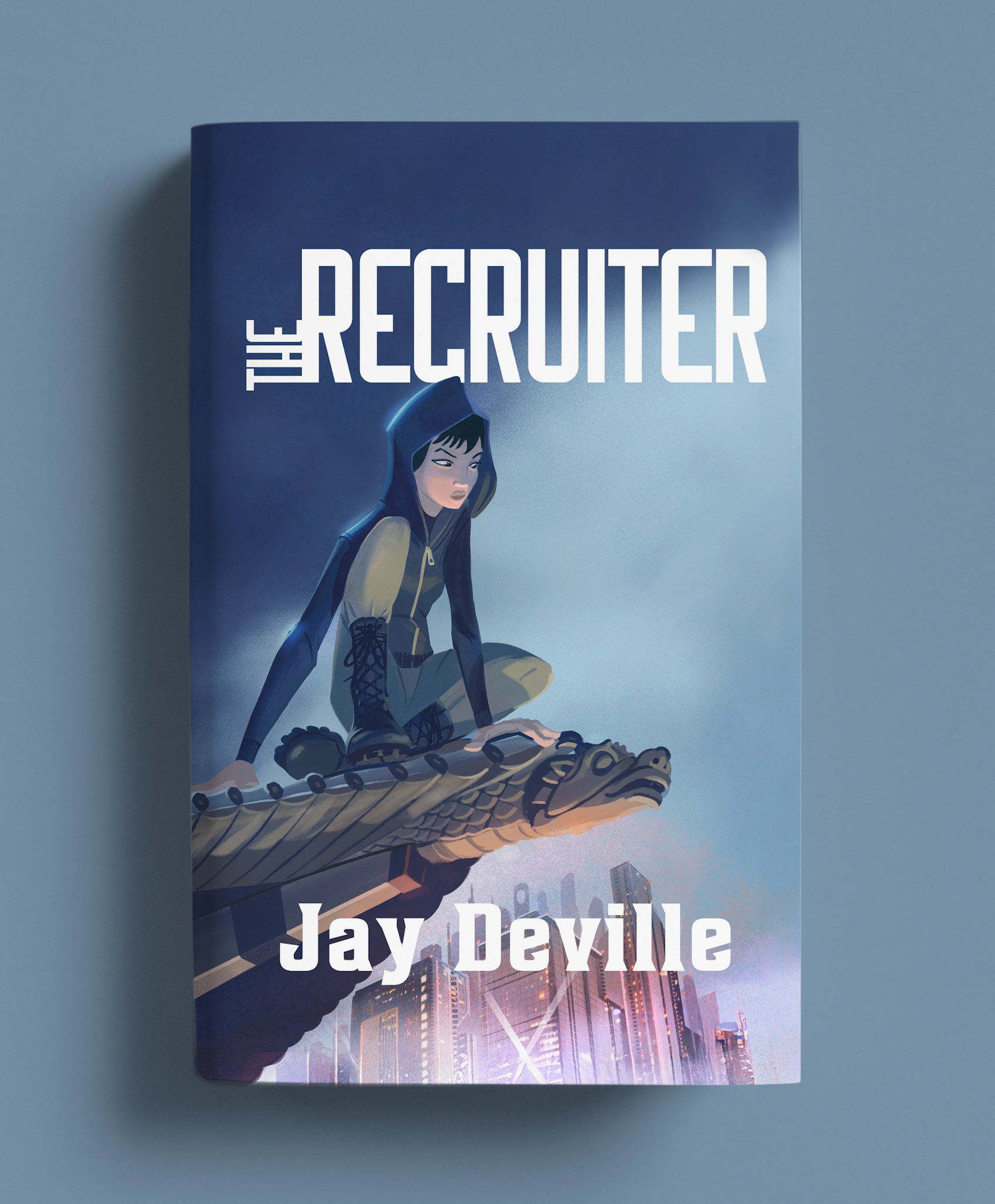  THE RECRUITER ~ cover illustration & type design