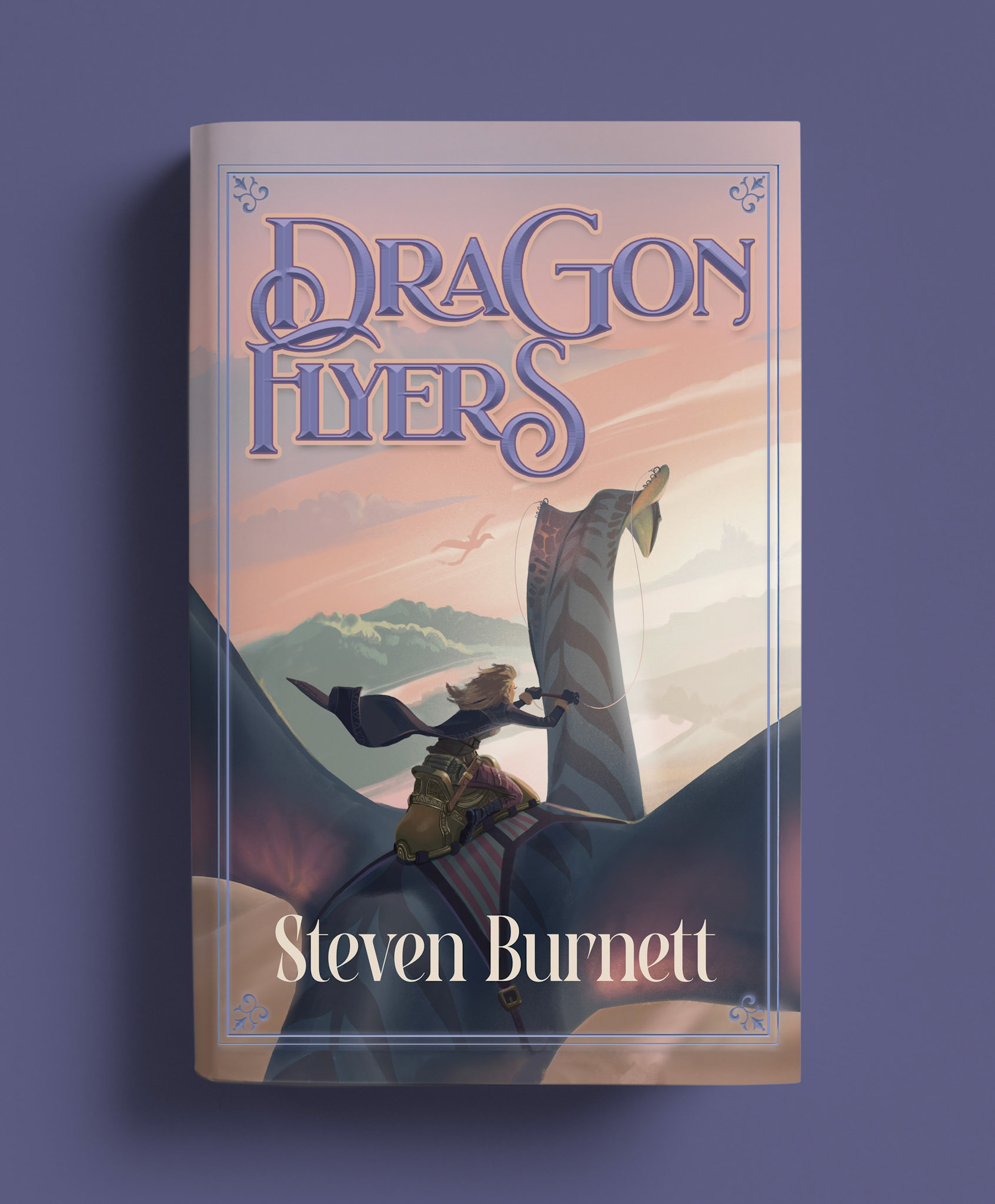 DRAGON FLYERS ~ cover illustration & type design
