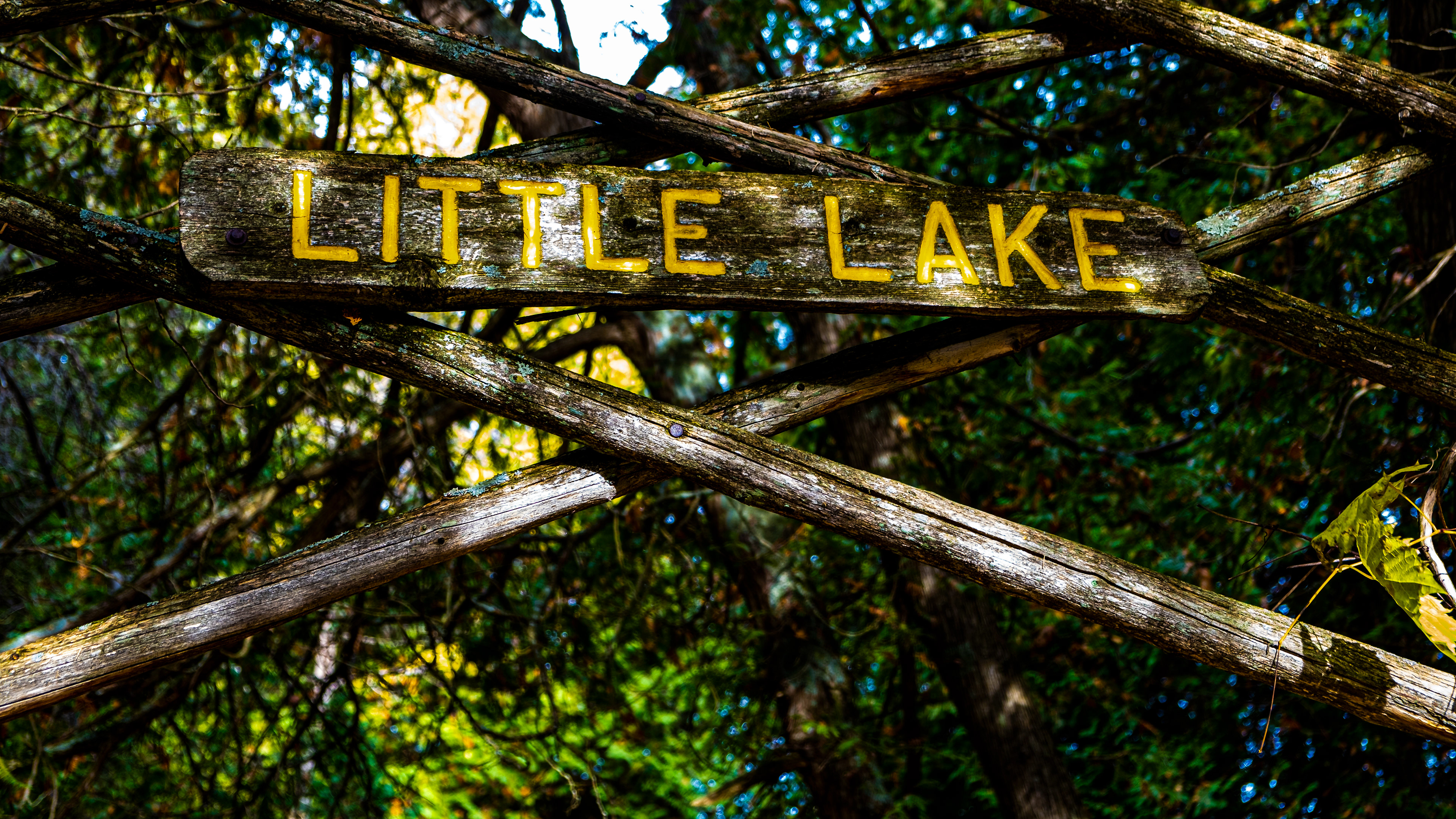 Little Lake Sign - Washington Island, WI