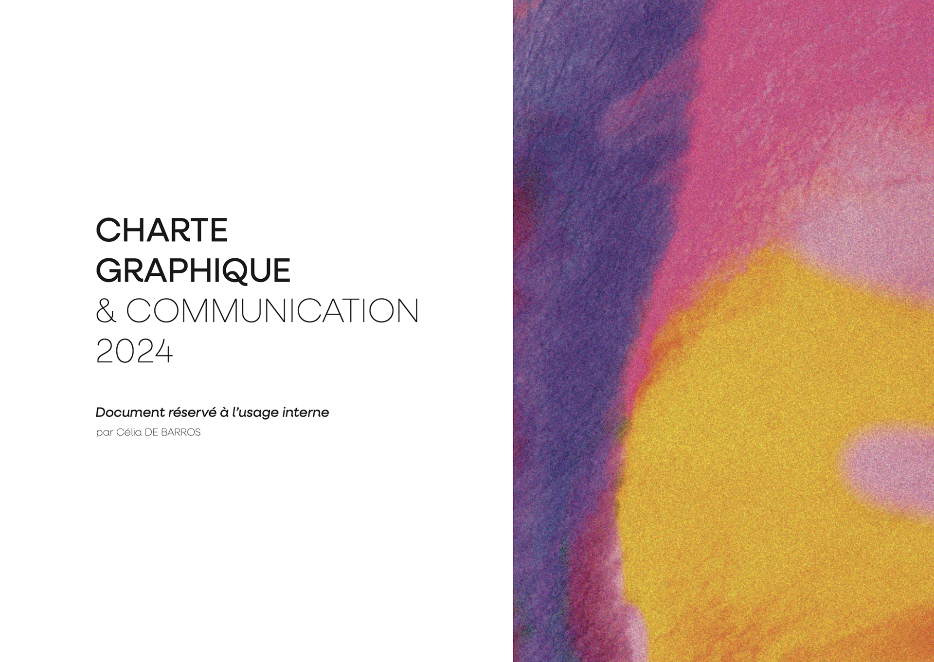 Charte graphique de 40 pages