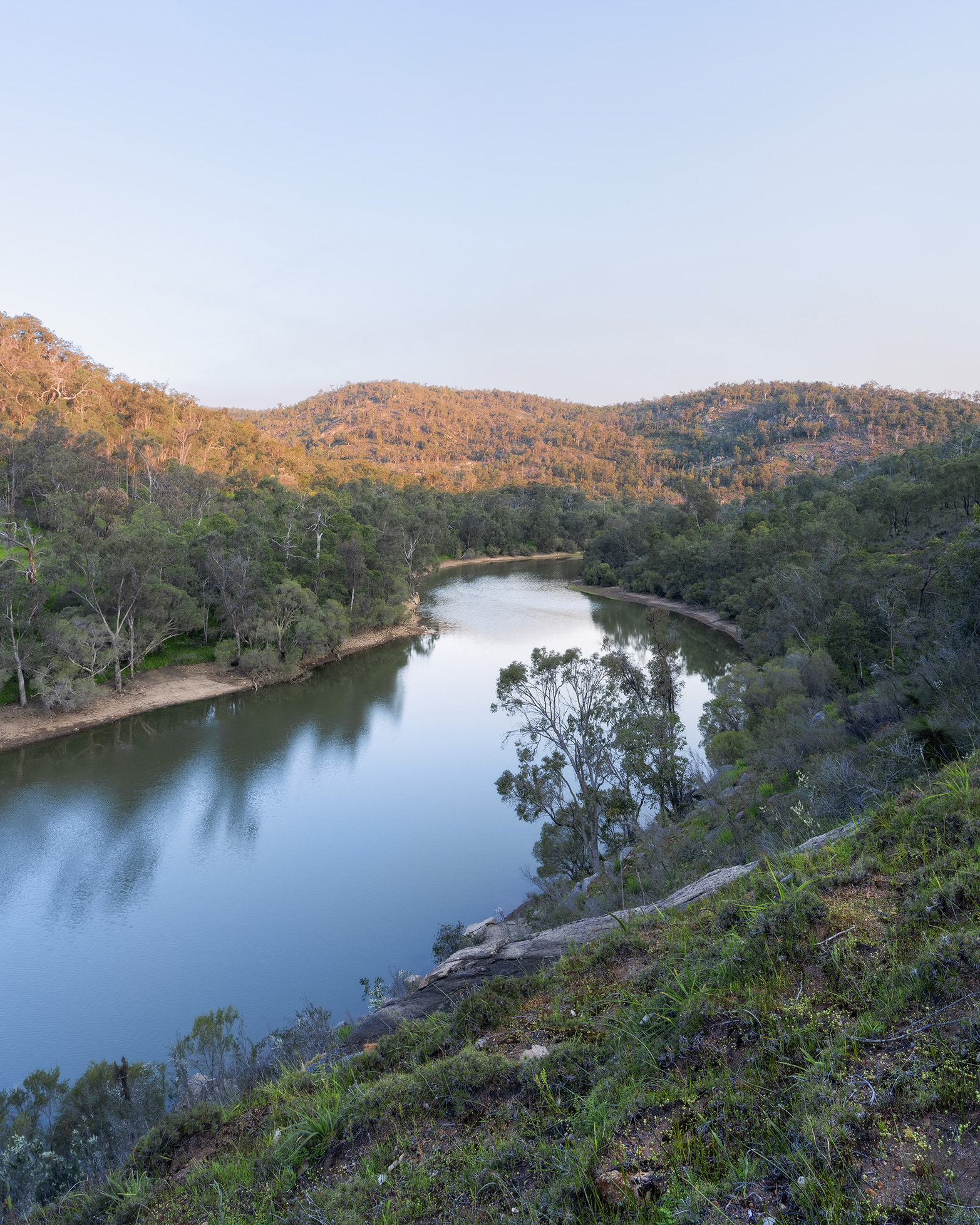 A calm and sunny afternoon in the Perth Hills, WA