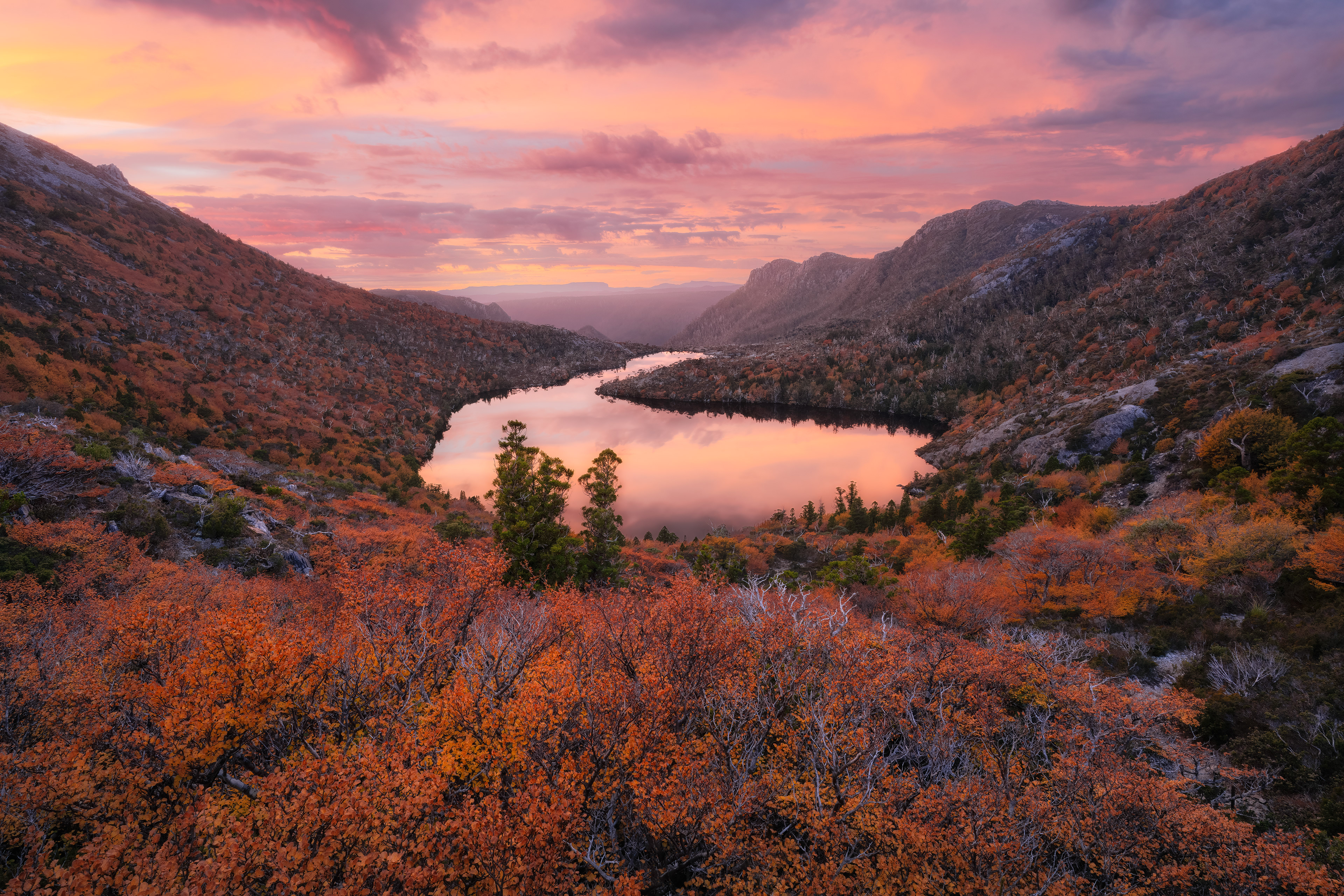 Autumn at Lake Hansen, Cradle Mountain (2:3)