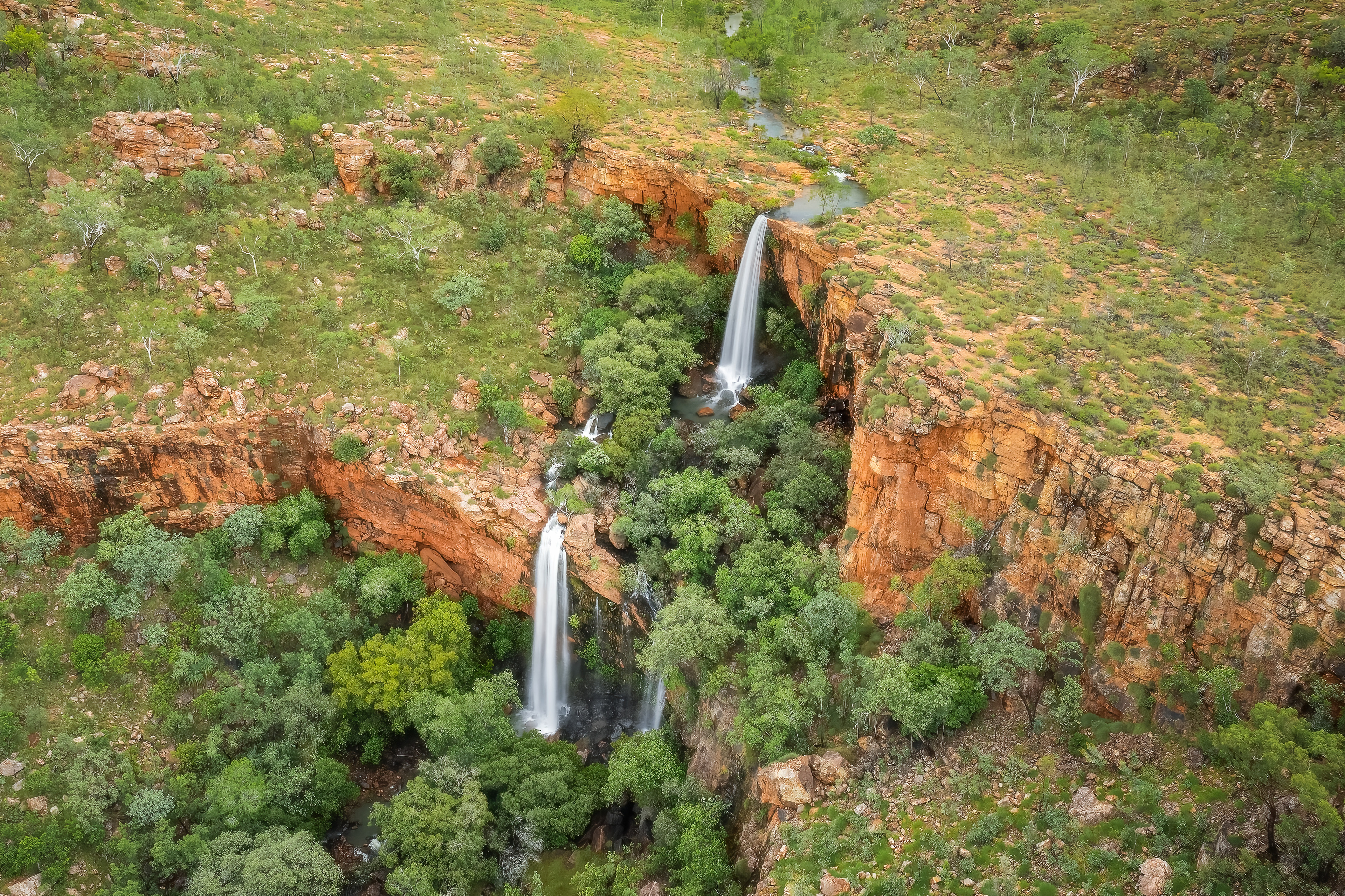 Carr Boyd Range Double Waterfall