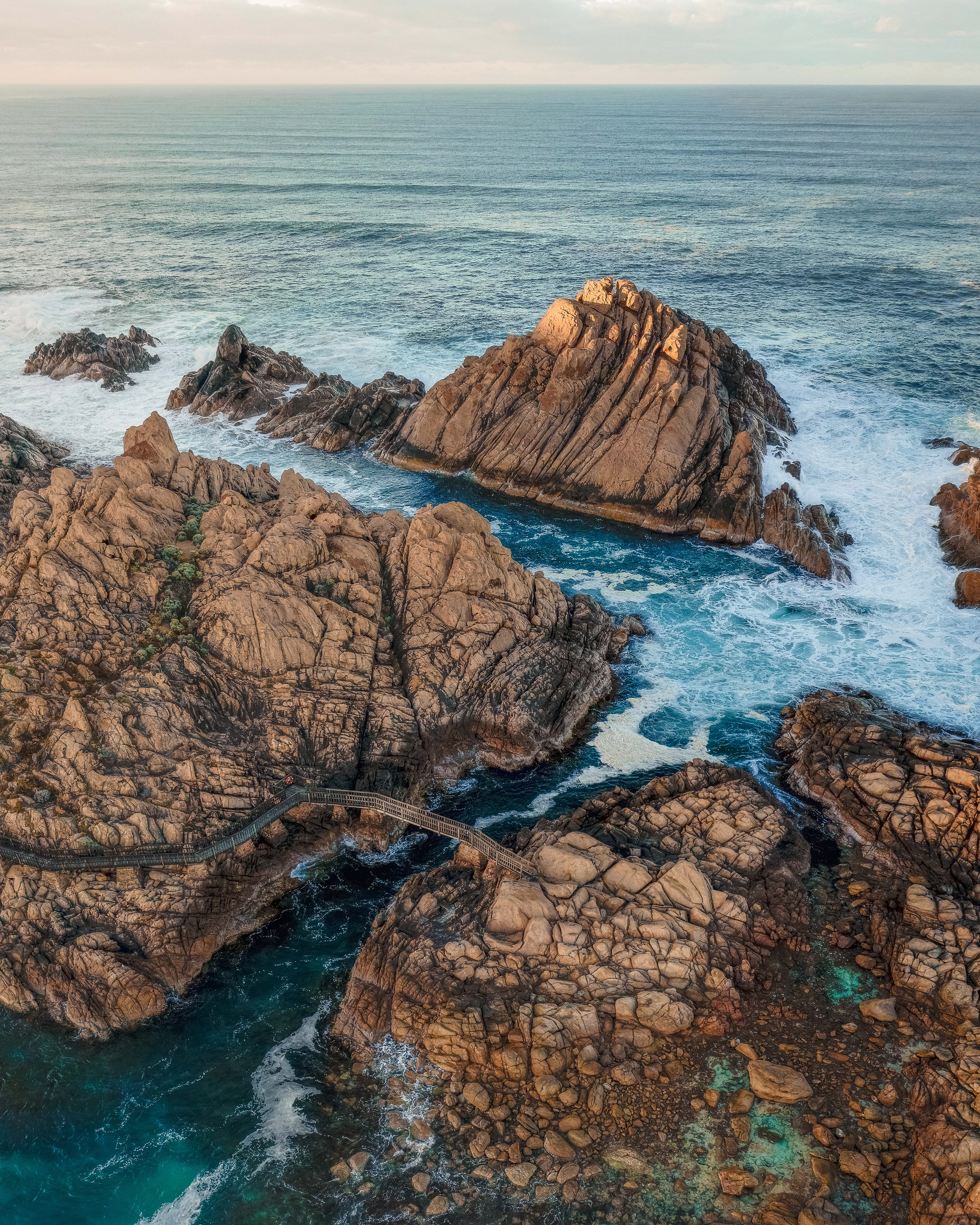Canal Rocks From Above (4:5 Ratio)
