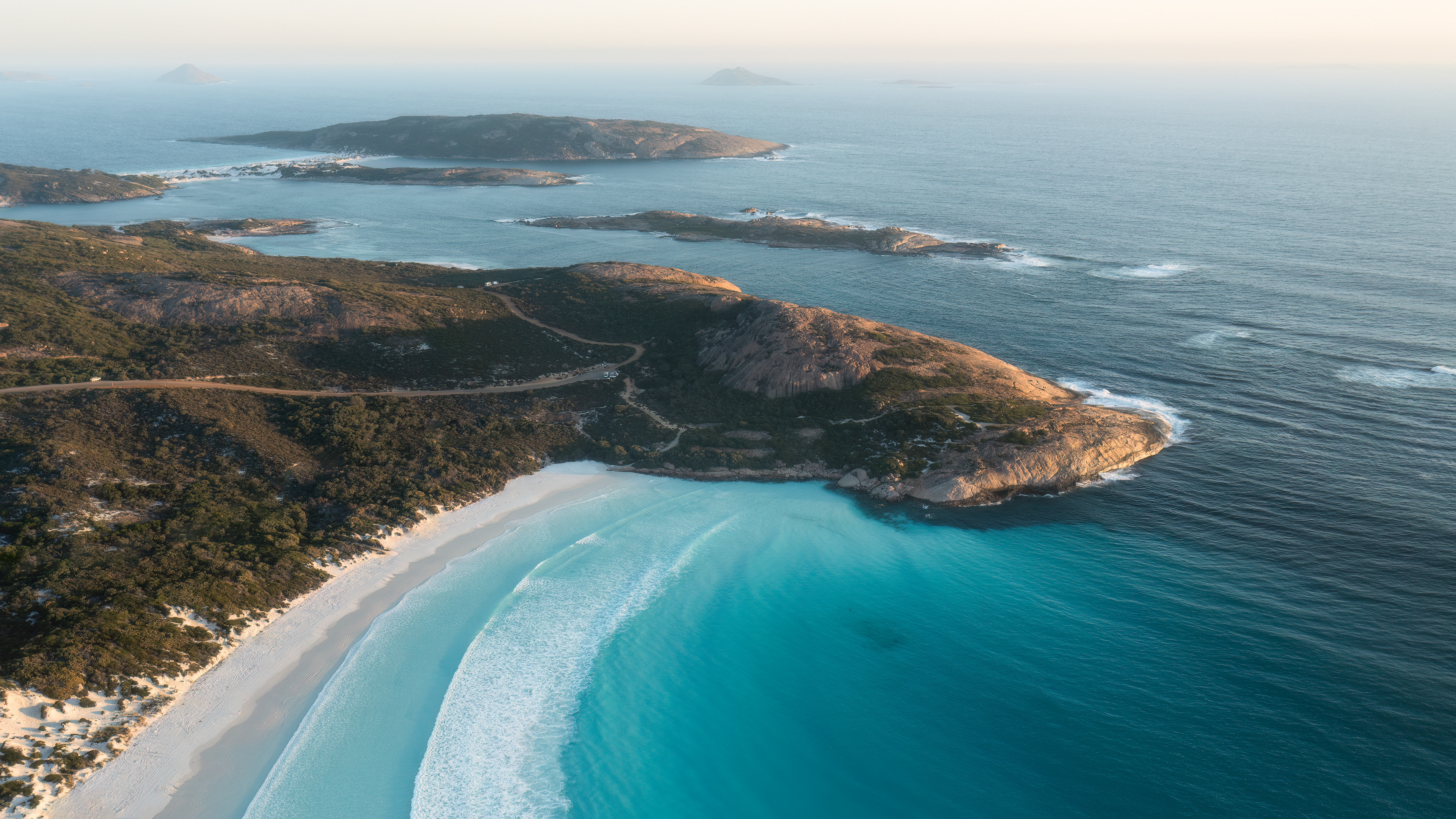 The spectacular Wharton Bay Beach near Esperance in Western Australia.