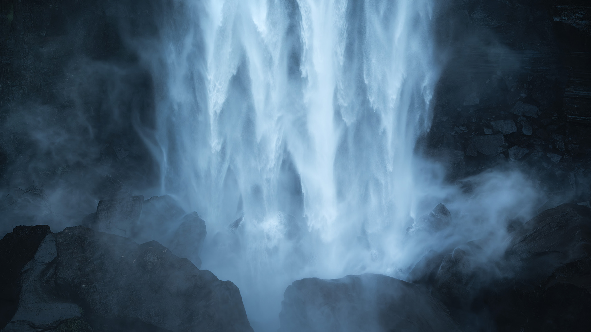 A close-up of one of the NSW Southern Highlands most powerful waterfalls.