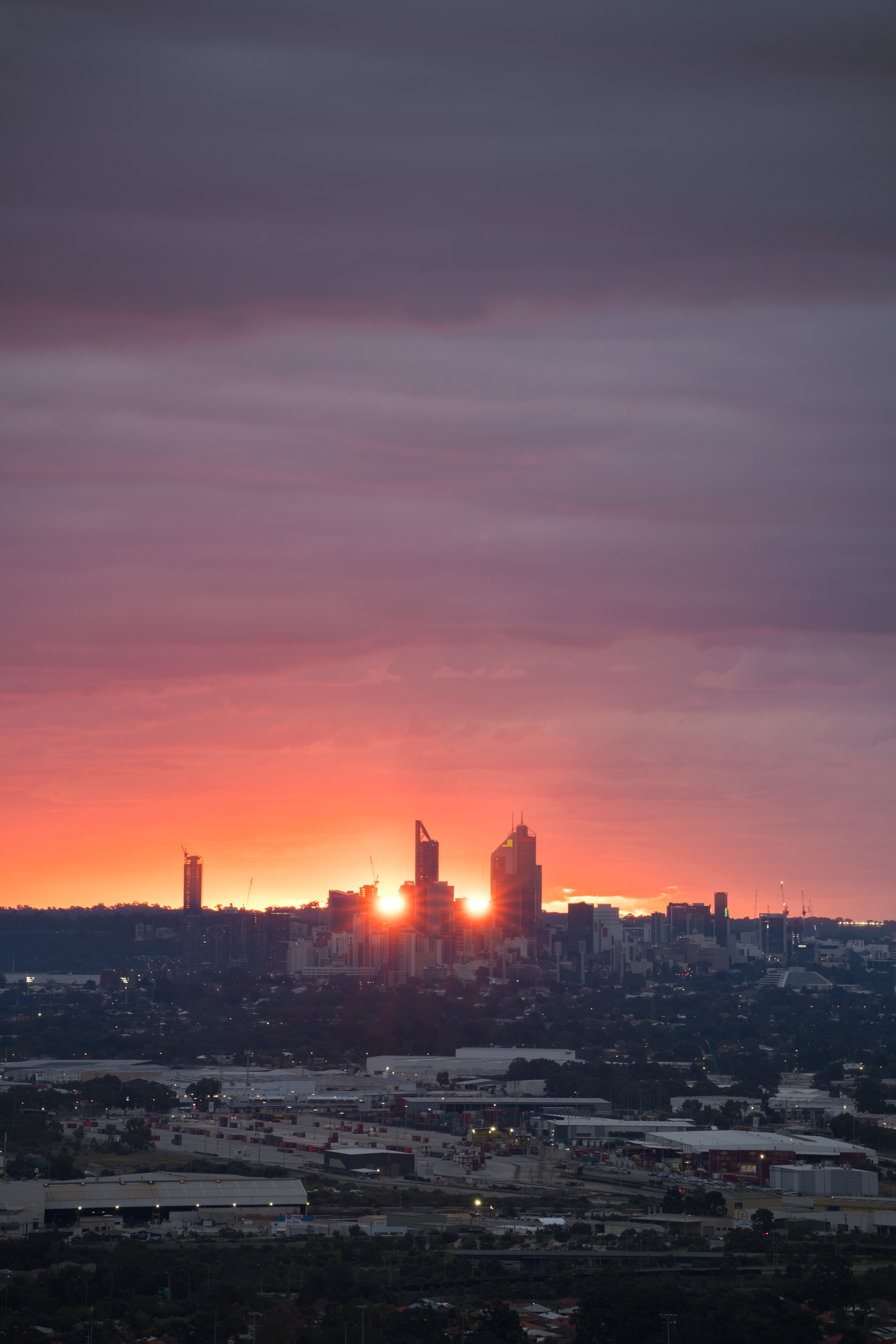 Double Sunburst Sunset