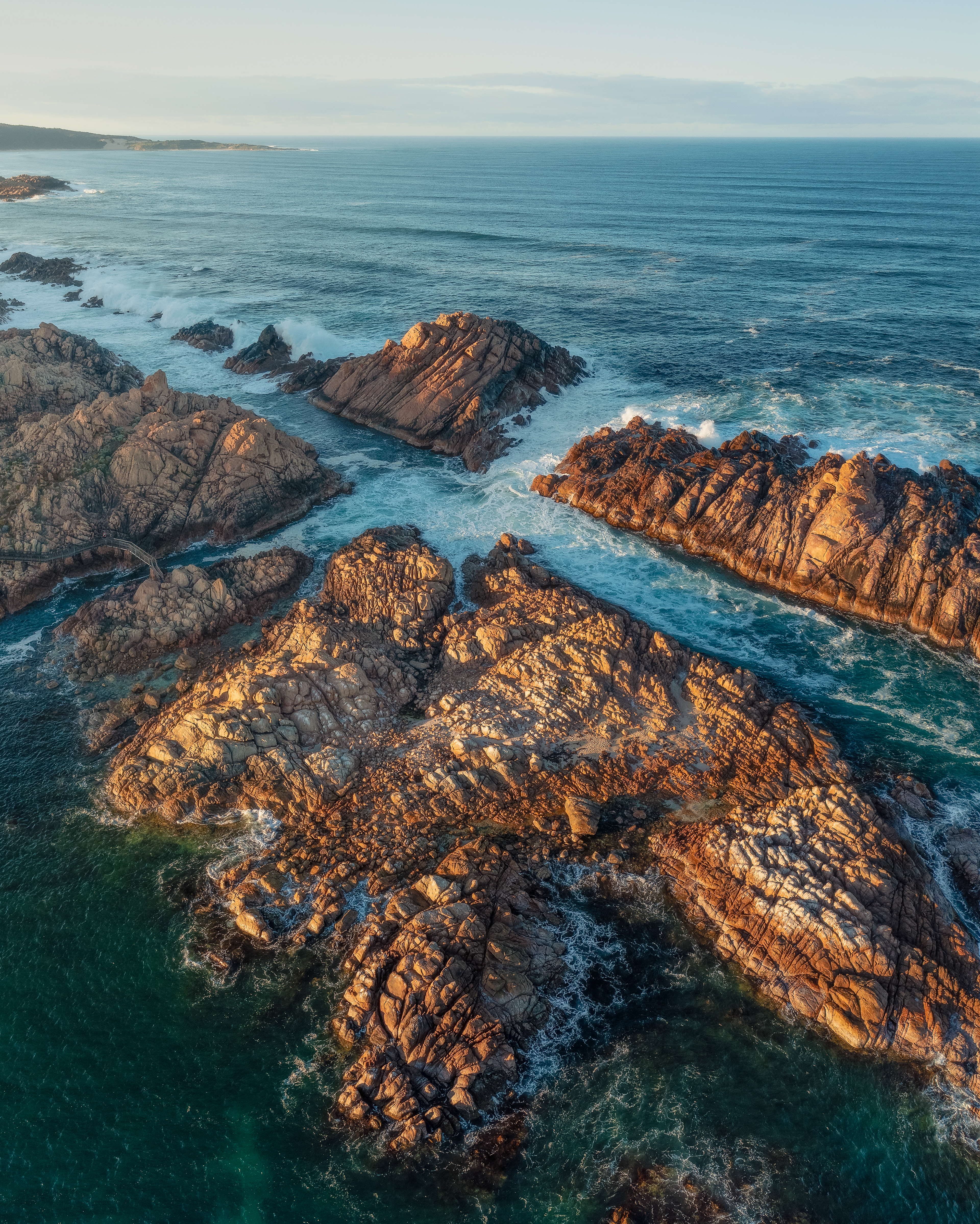 Canal Rocks From Above (4:5 Ratio)