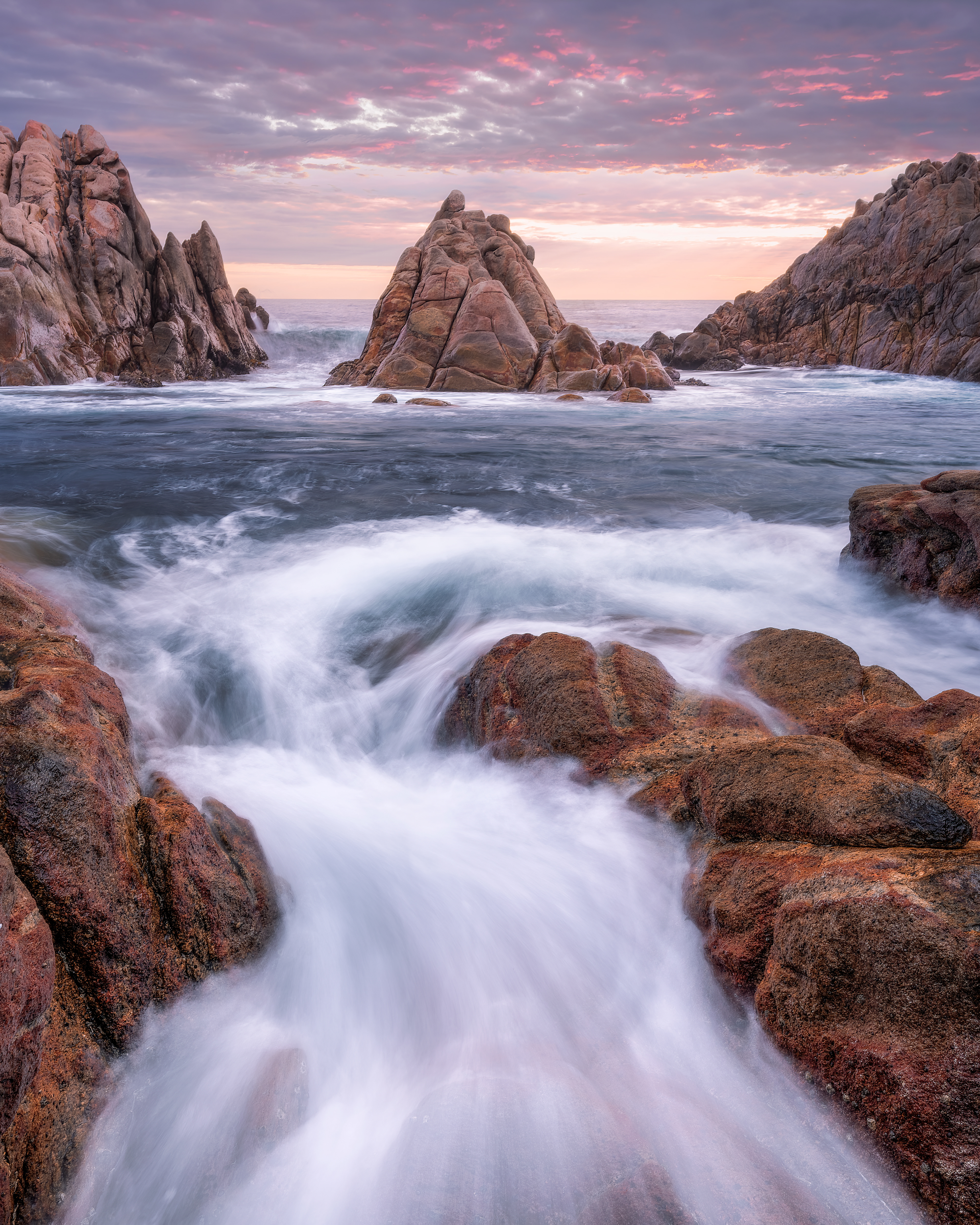 Canal Rocks At Sunset (4:5 Ratio)