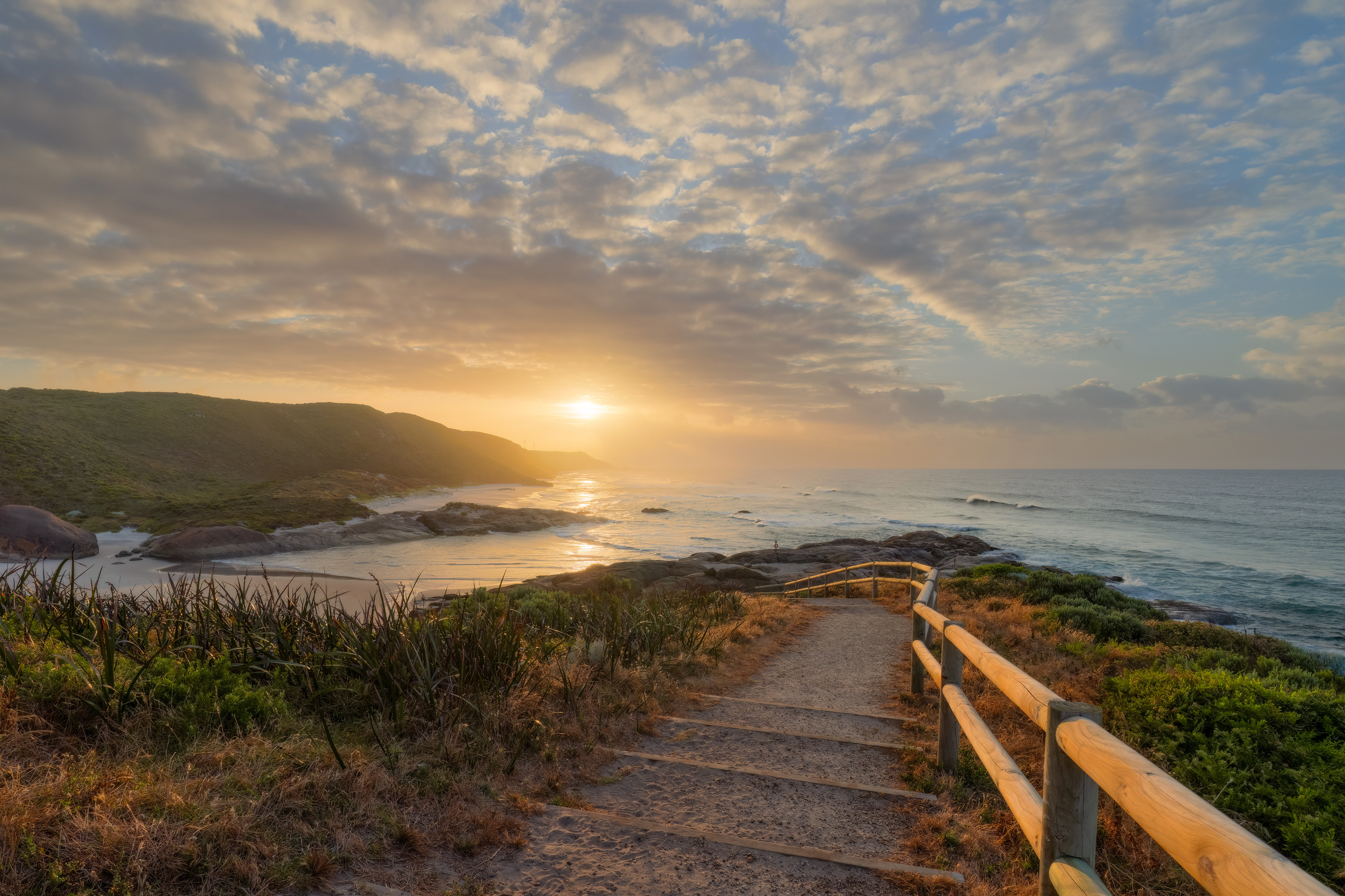 Lights Beach Sunrise