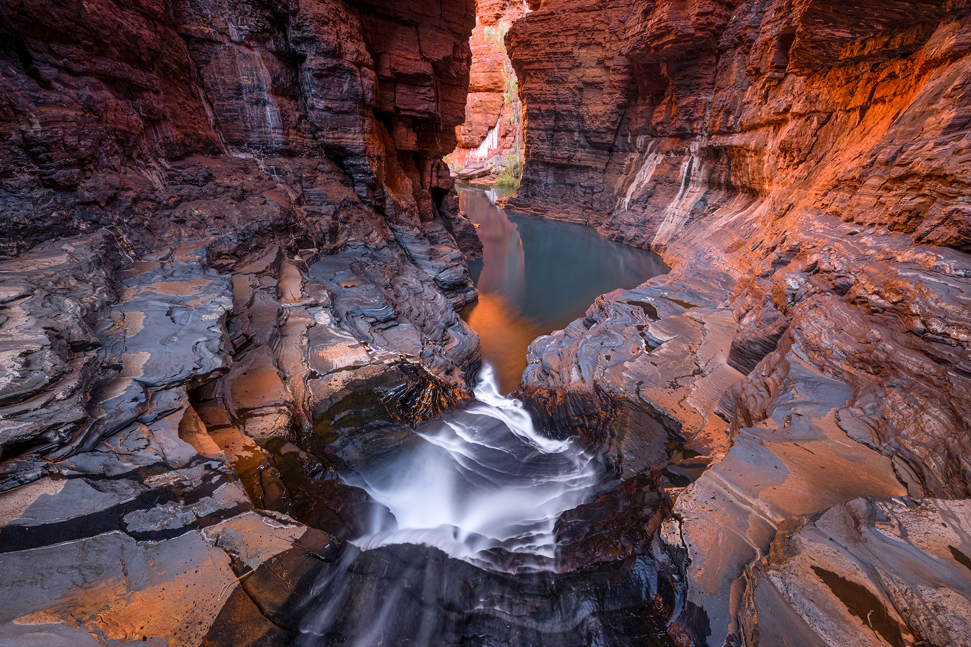 Hancock Gorge Cascade (2:3)