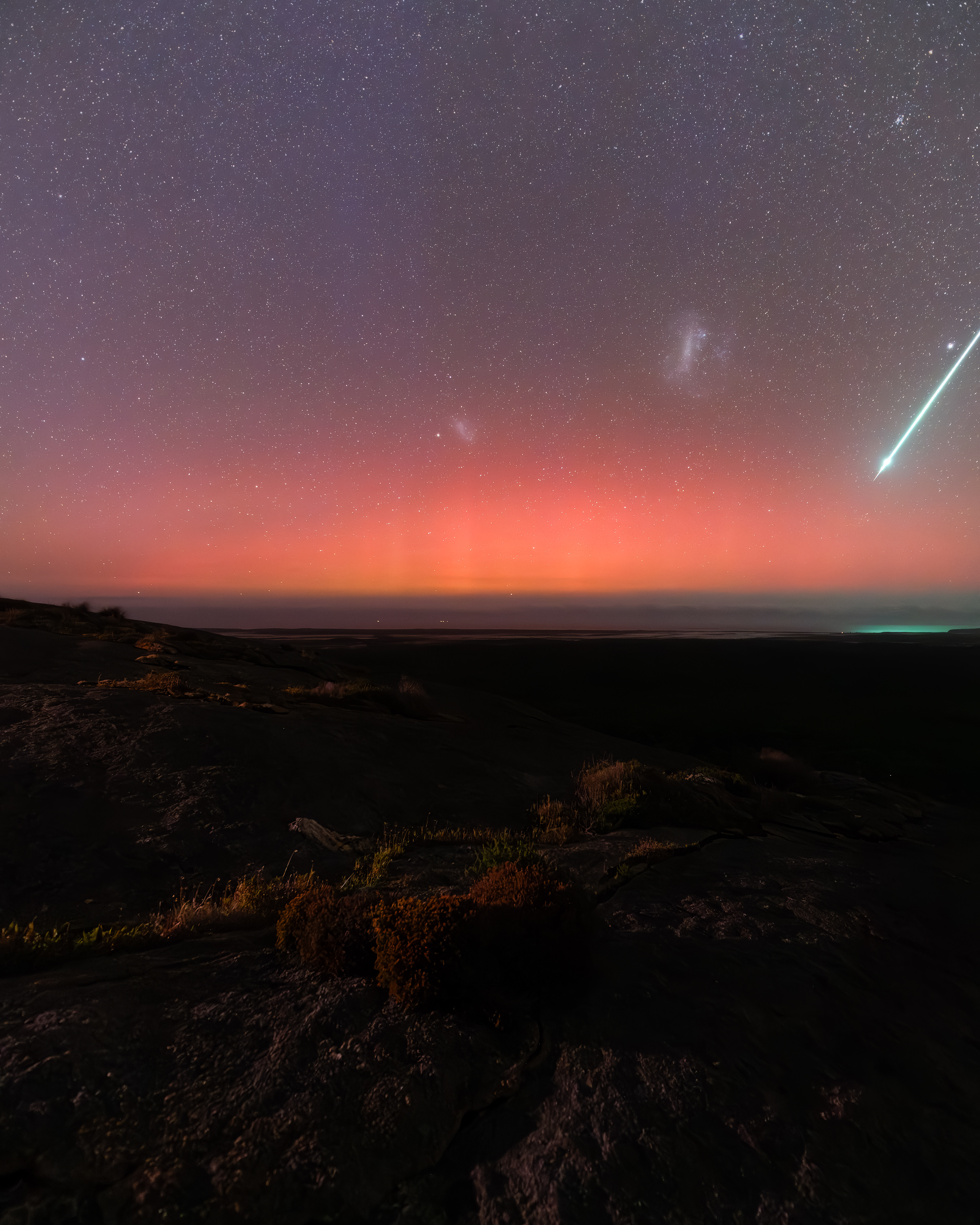 Mount Chudalup Aurora & Meteor