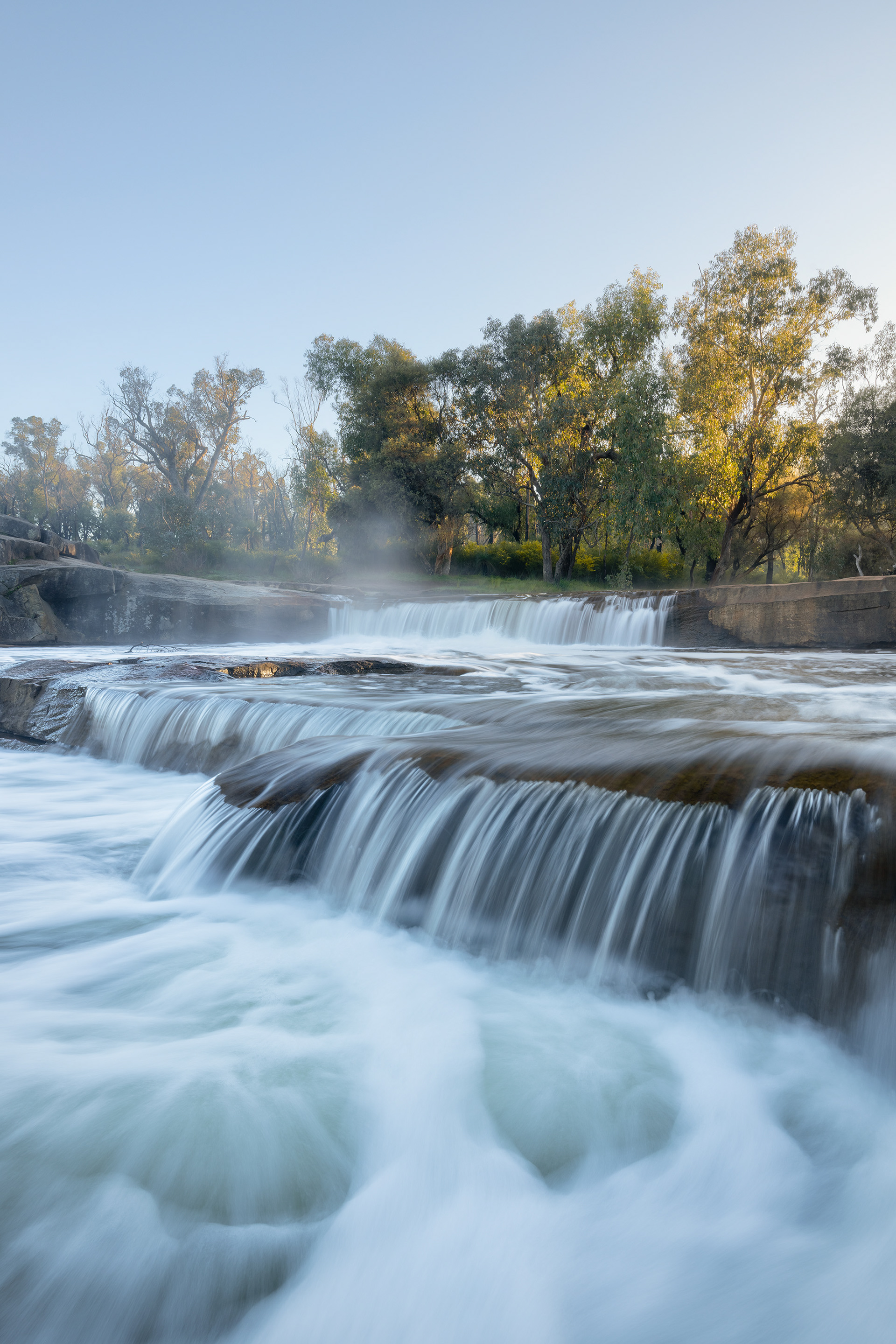 Noble Falls viewed from the lower cascade.