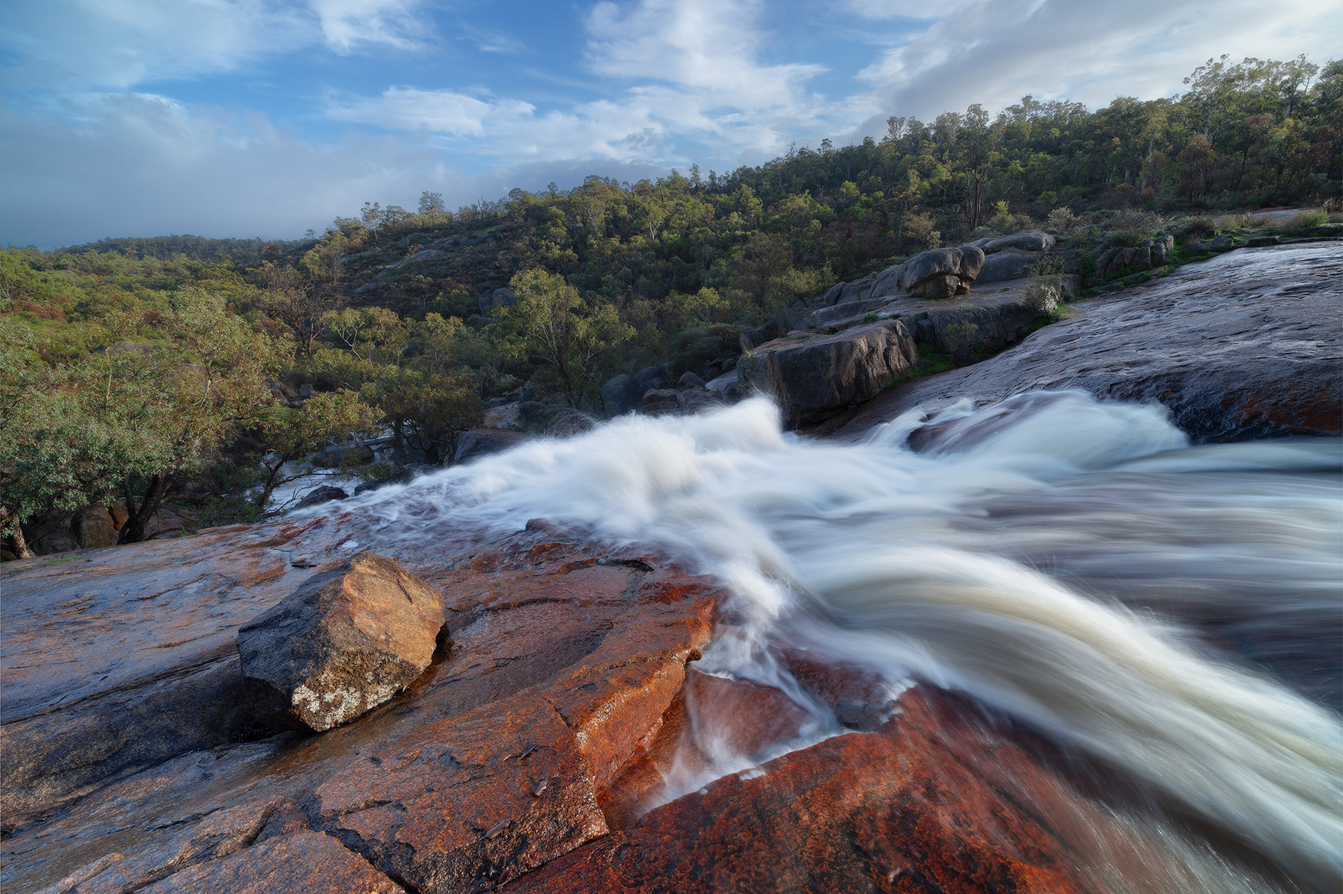 View from the top of National Park Falls.