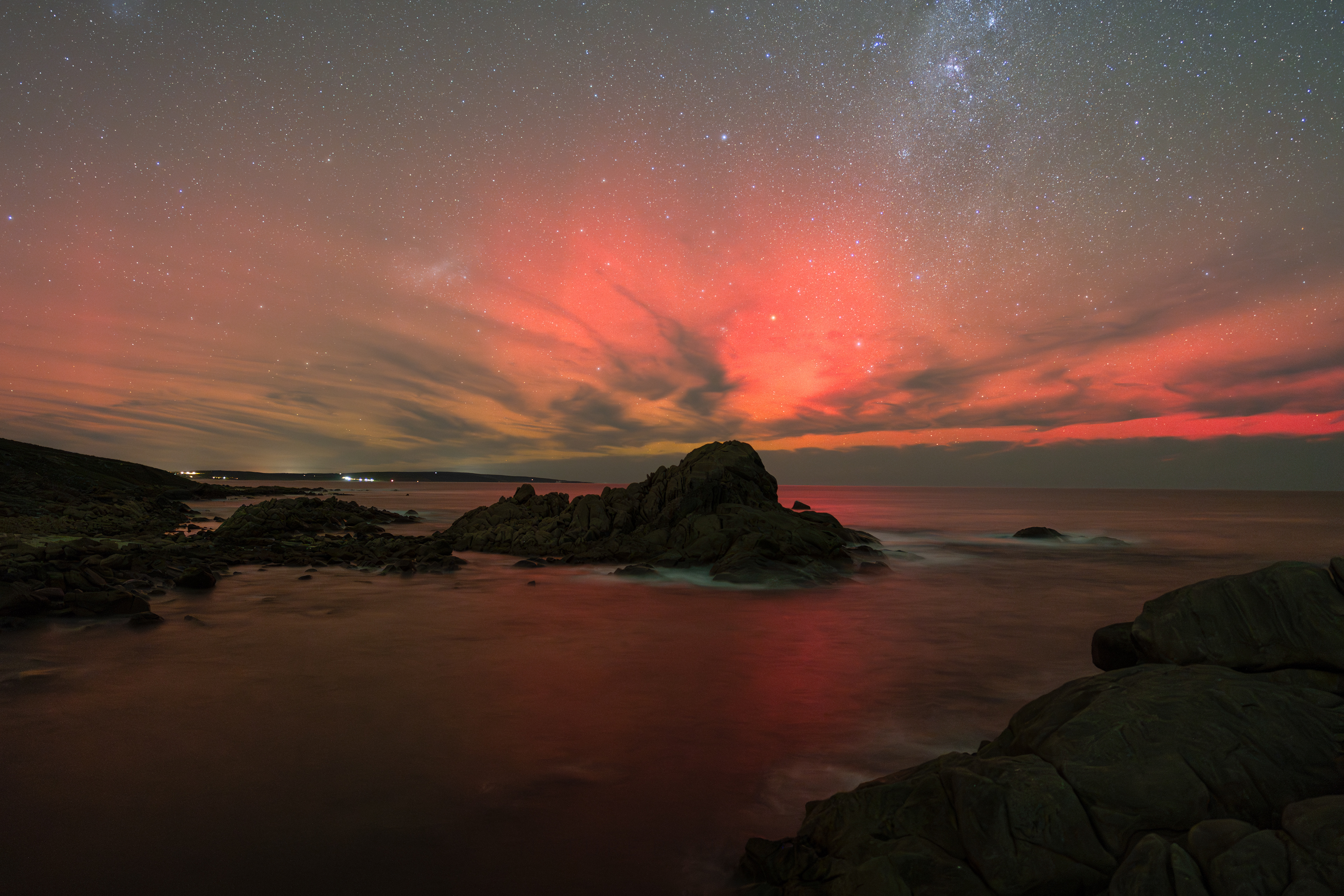 Sugarloaf Rock Aurora