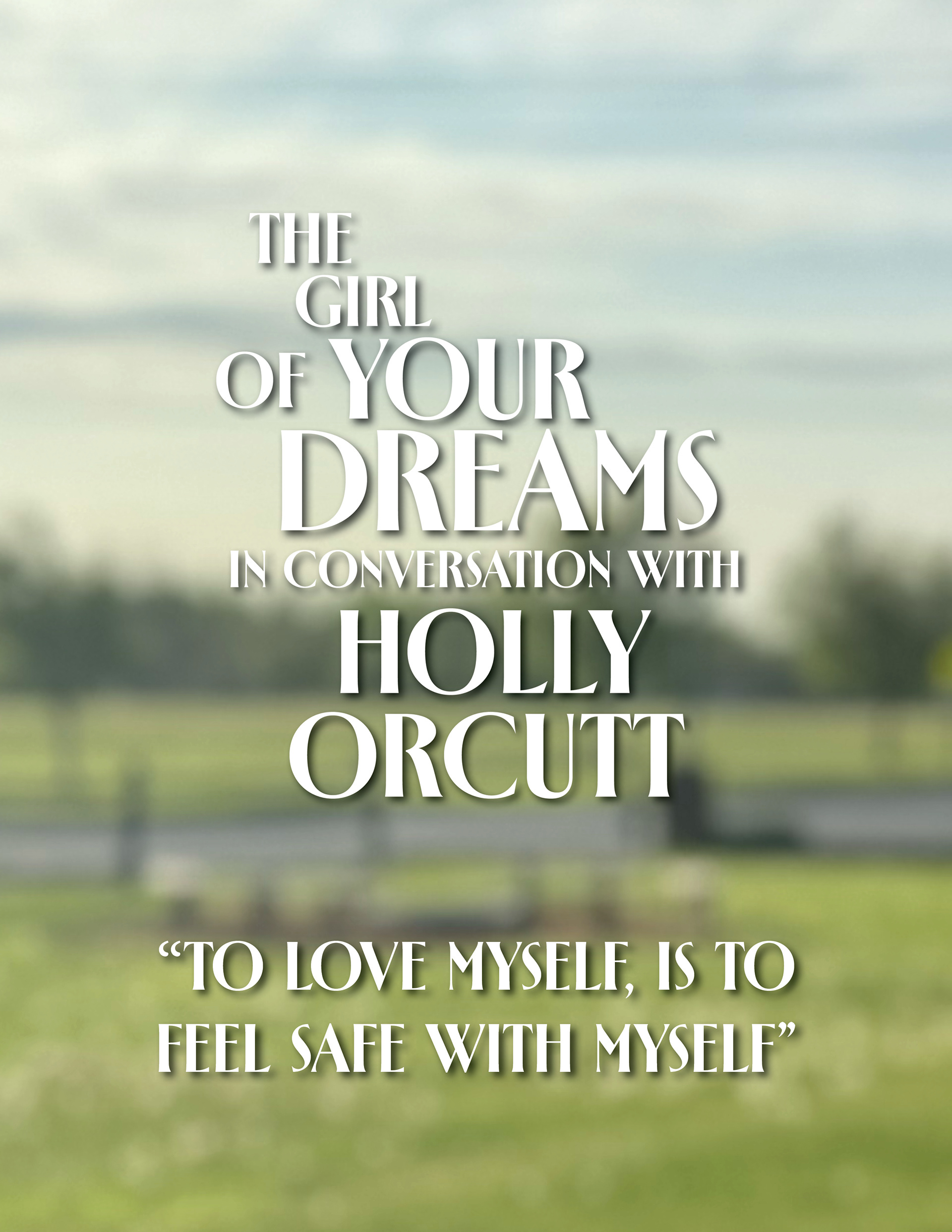 back cover for my typography final magazine