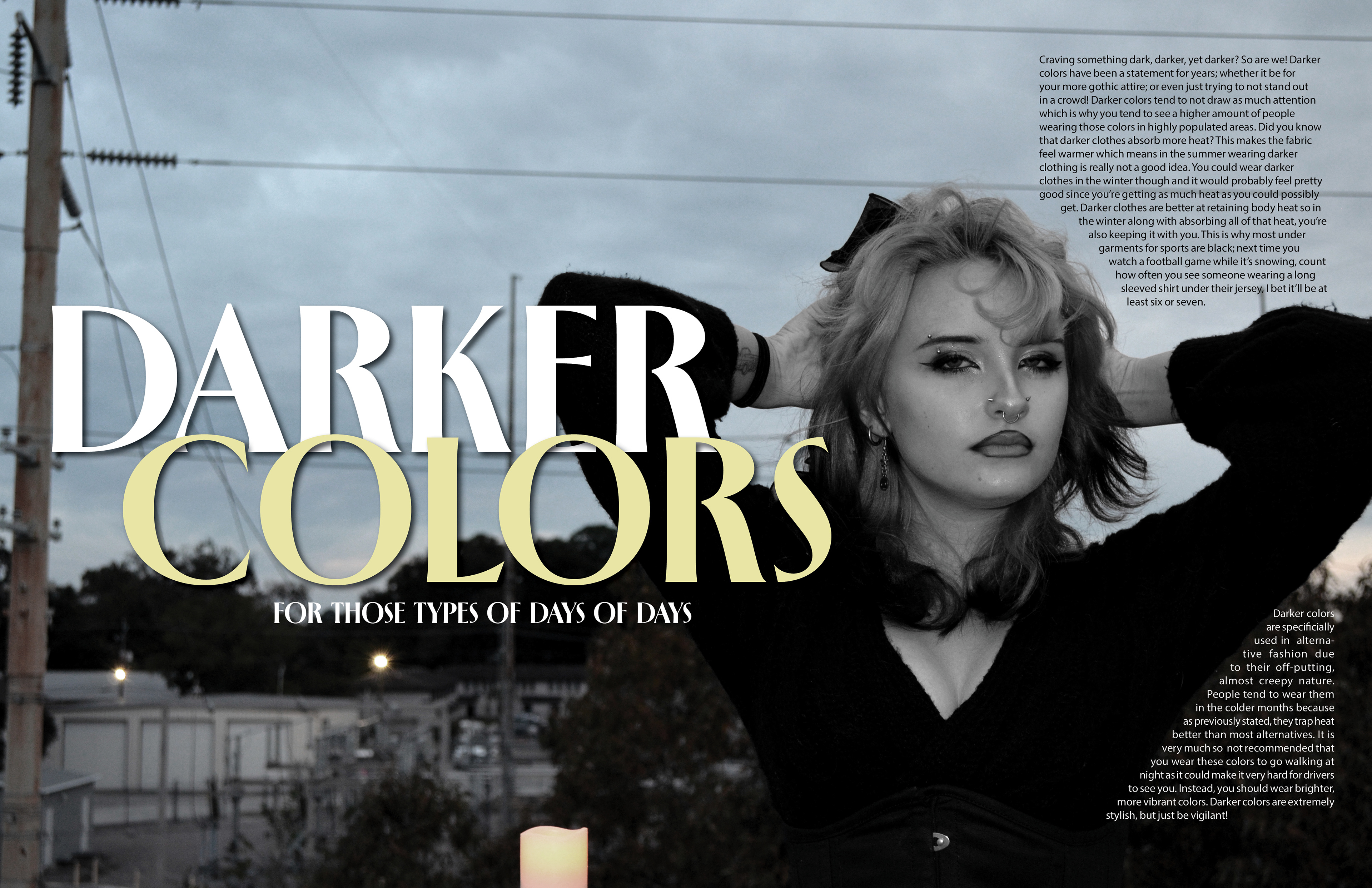 first article for my typography final magazine