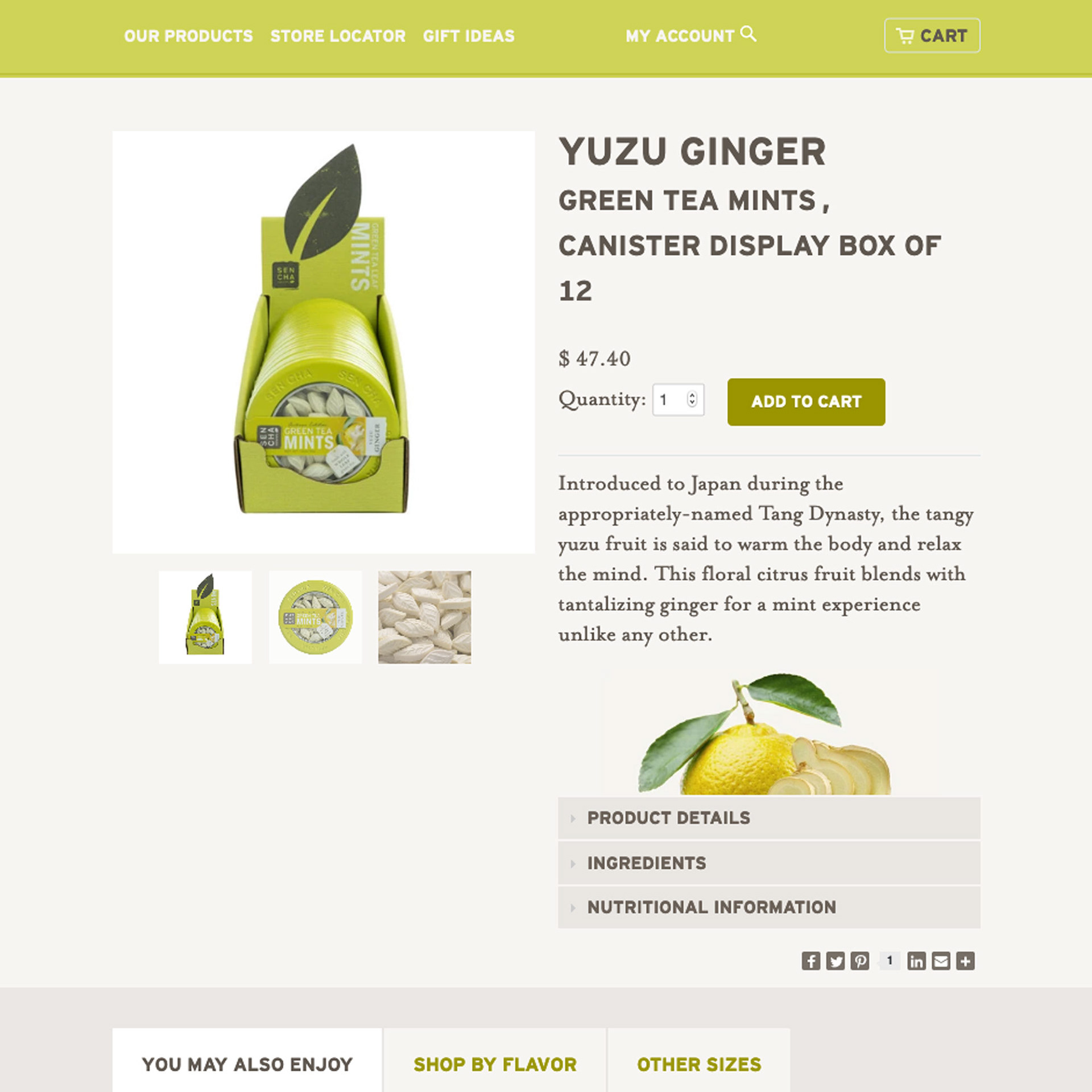 Product details are clear and attractive while allowing for more extensive content tucked away within easy reach in collapsing containers.