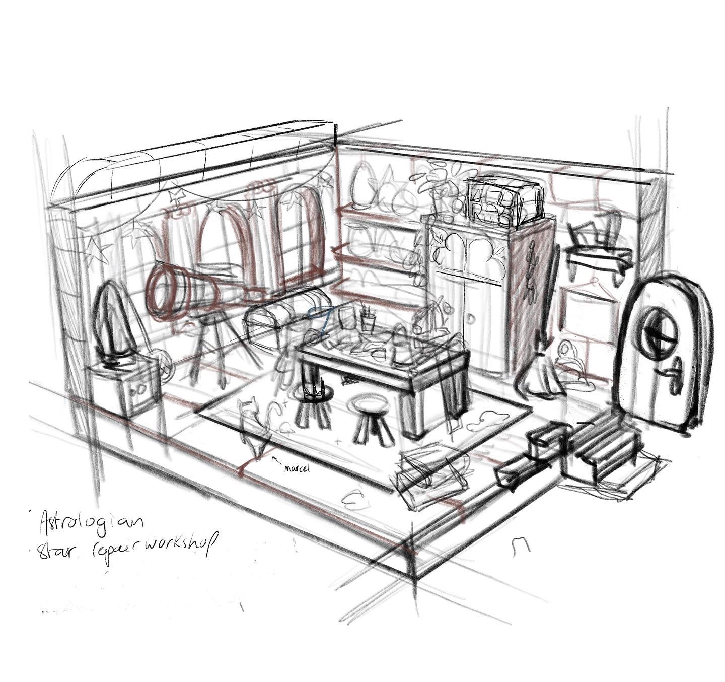 Sketch "Star Repair Workshop"