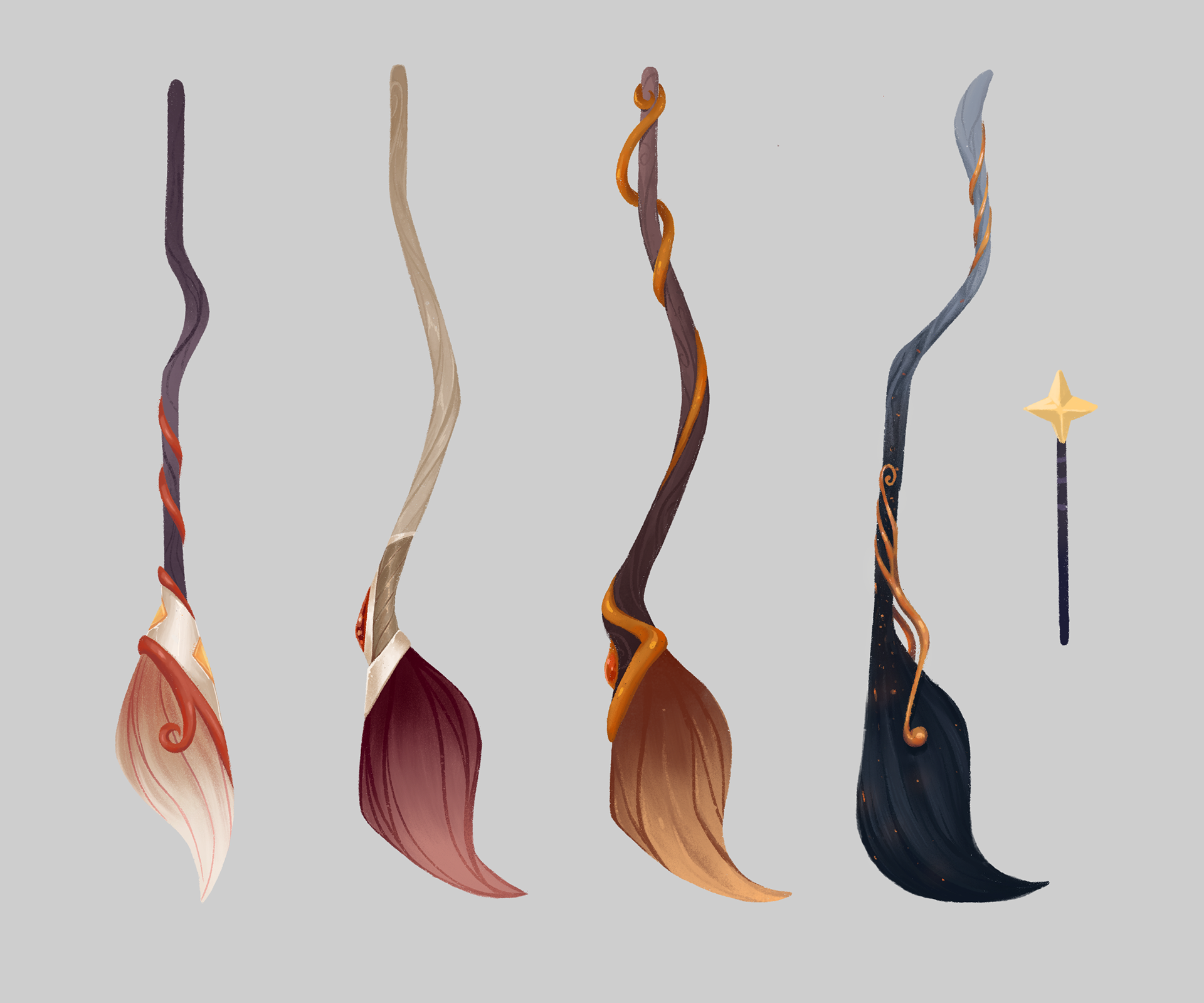 Concept Art of Brooms