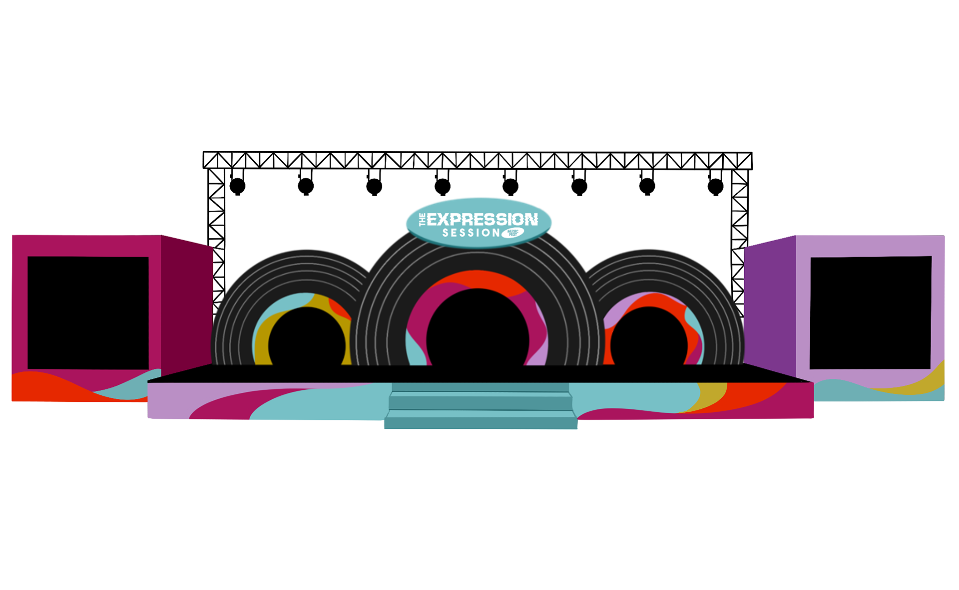 Festival Stage Design Concept