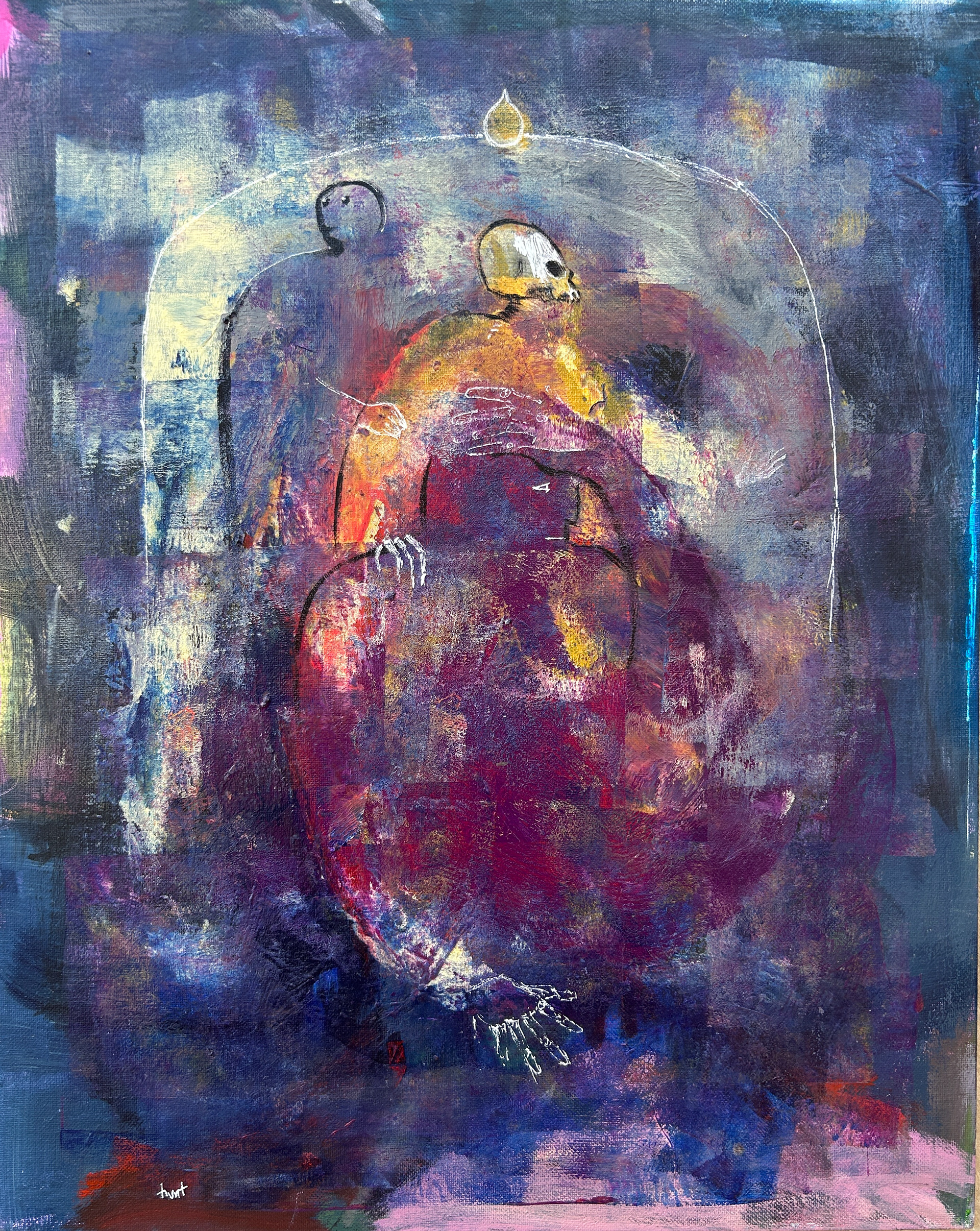 Trinity Science / Mixed media on Canvas / 16 x 20 inches