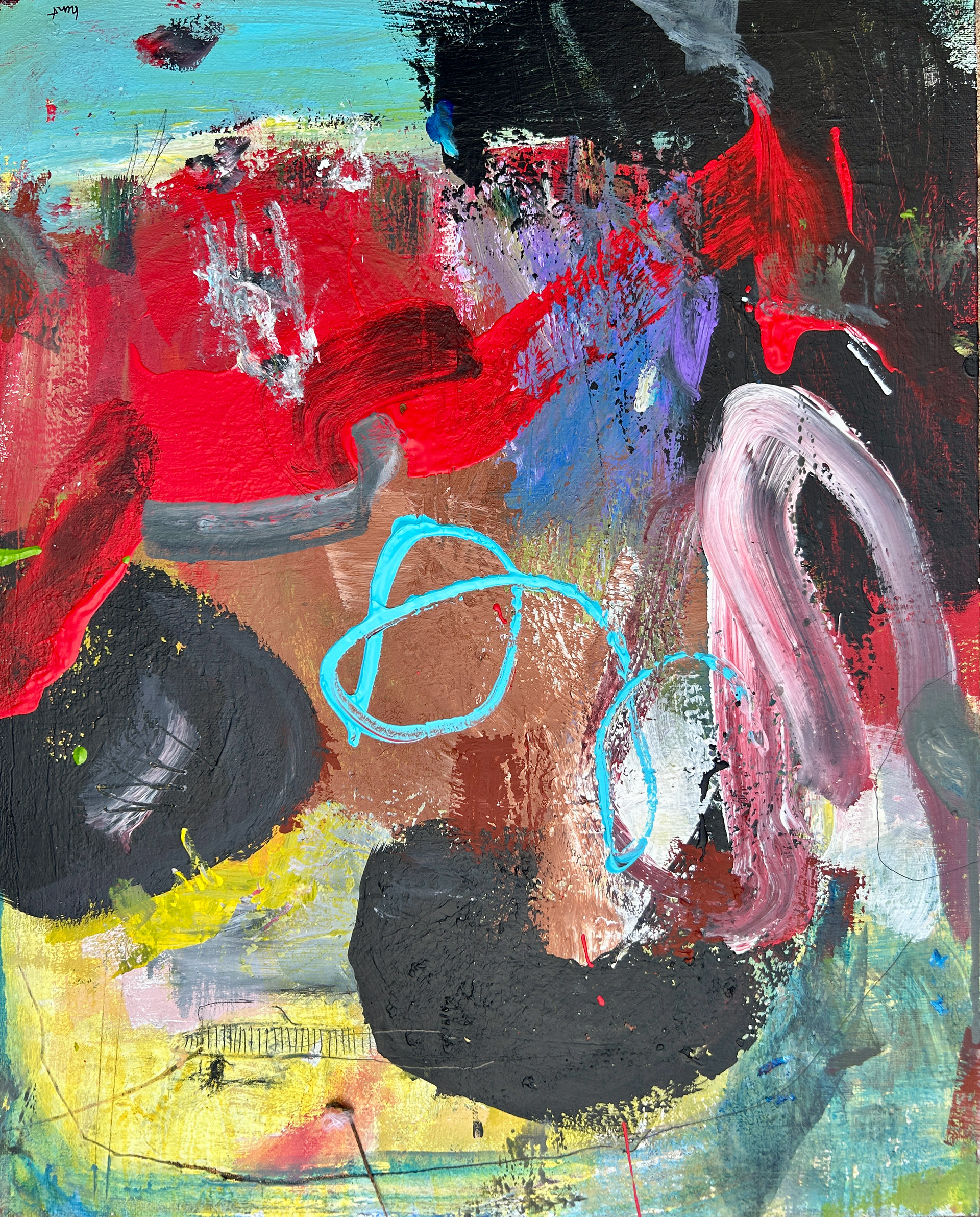 Untitled / Acrylic on Canvas / 16 x 20 inches