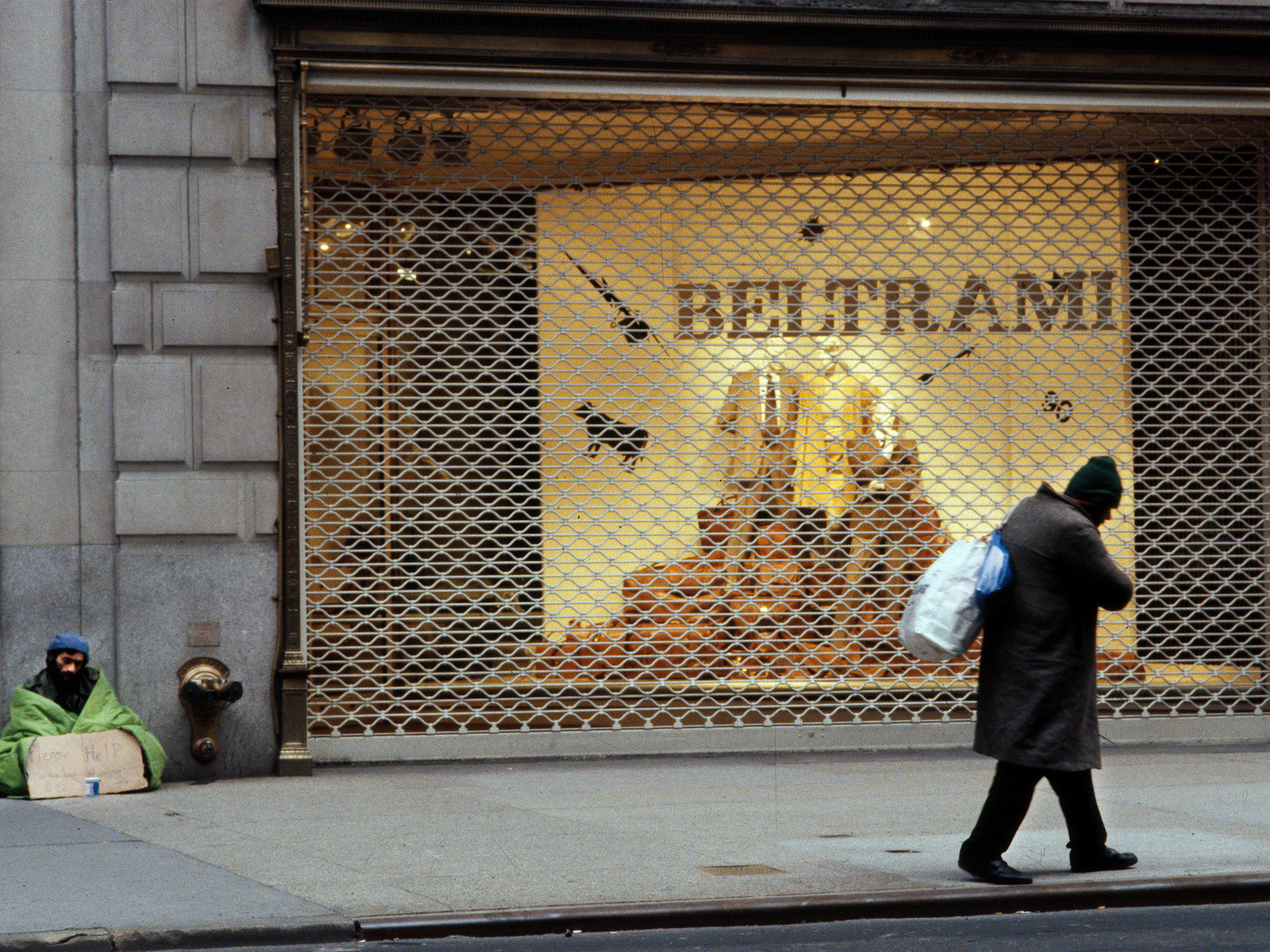 "HOMELESS IN NEW YORK" - REPORTAGE FOR 7 MAGAZINE - 1990
