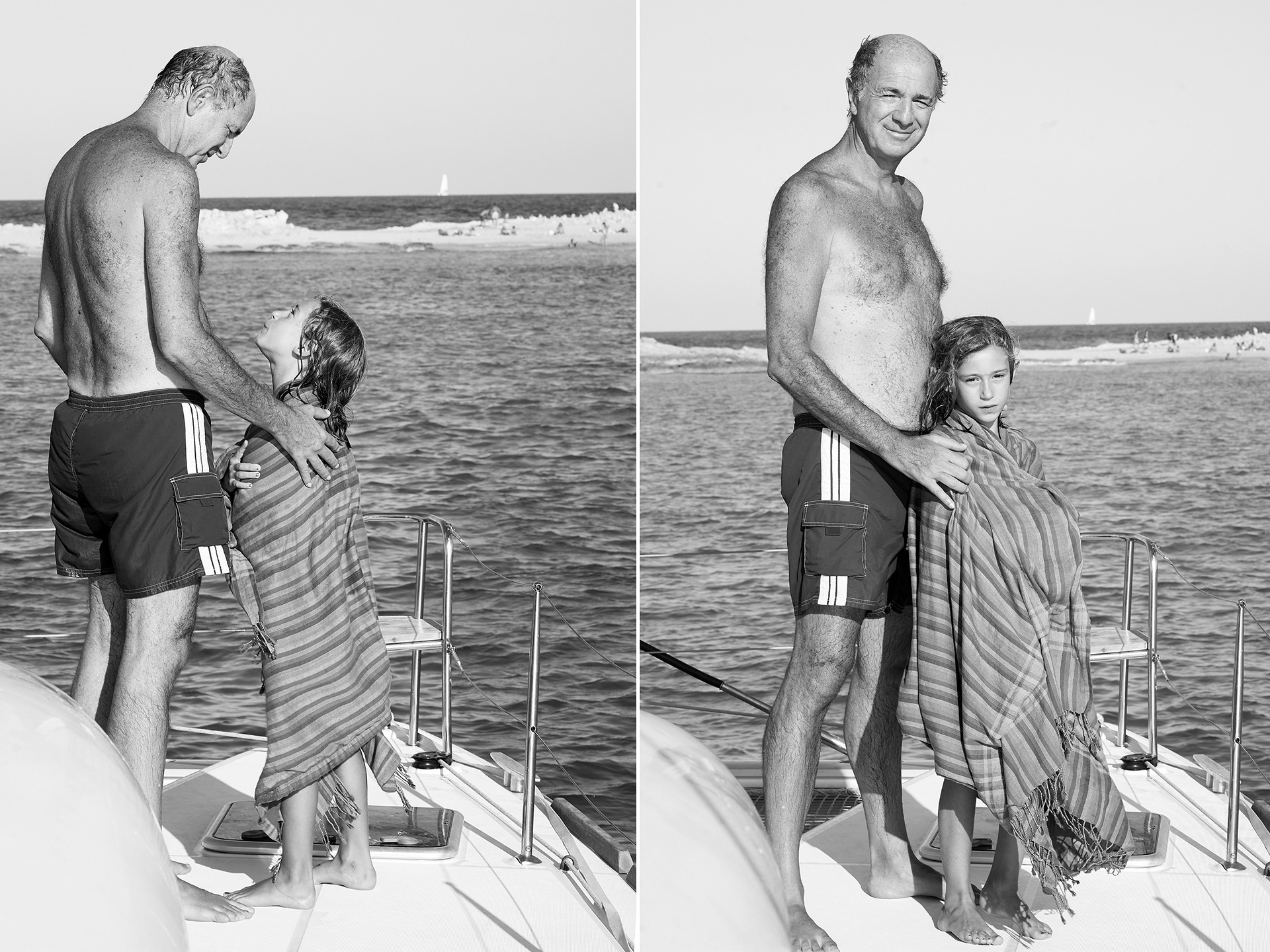 CORRADO PASSERA AND HIS DAUGHTER LUCE - FORMENTERA-IBIZA 2017