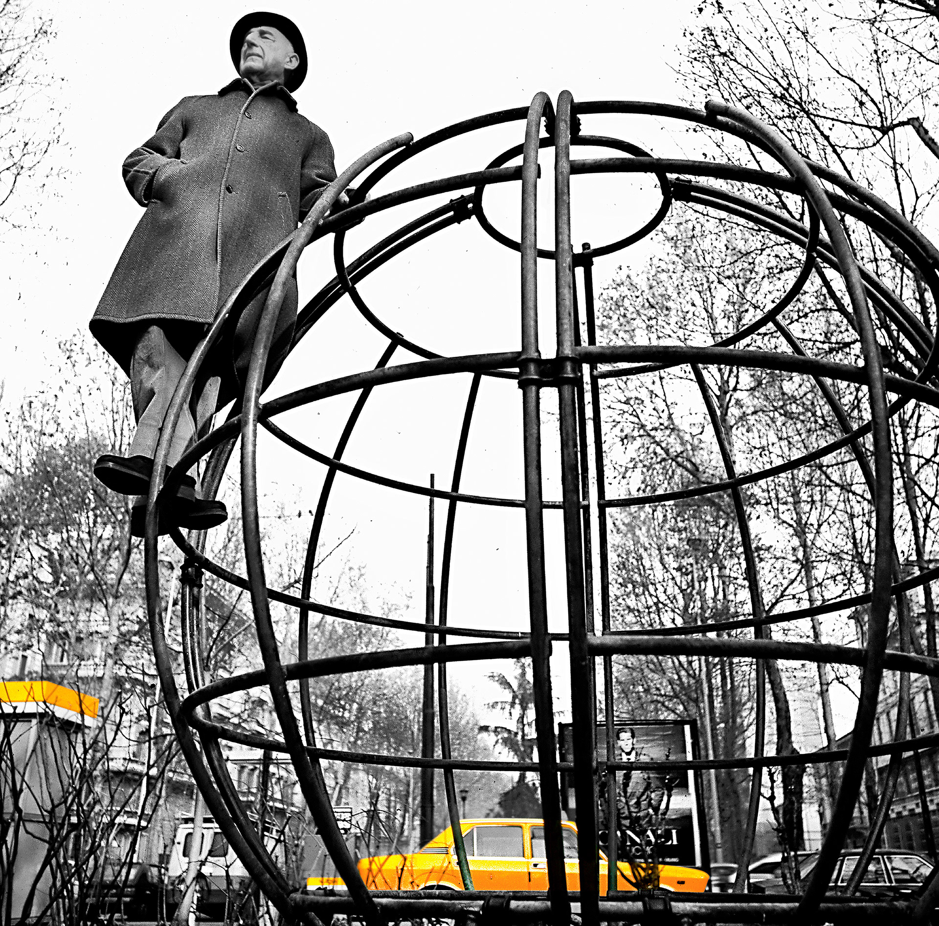 GILLO DORFLES - ITALIAN ART CRITIC, PAINTER, AND PHILOSOPHER - FOR "IL VENERDÌ DI REPUBBLICA" MAGAZINE - MILAN, ITALY 1989