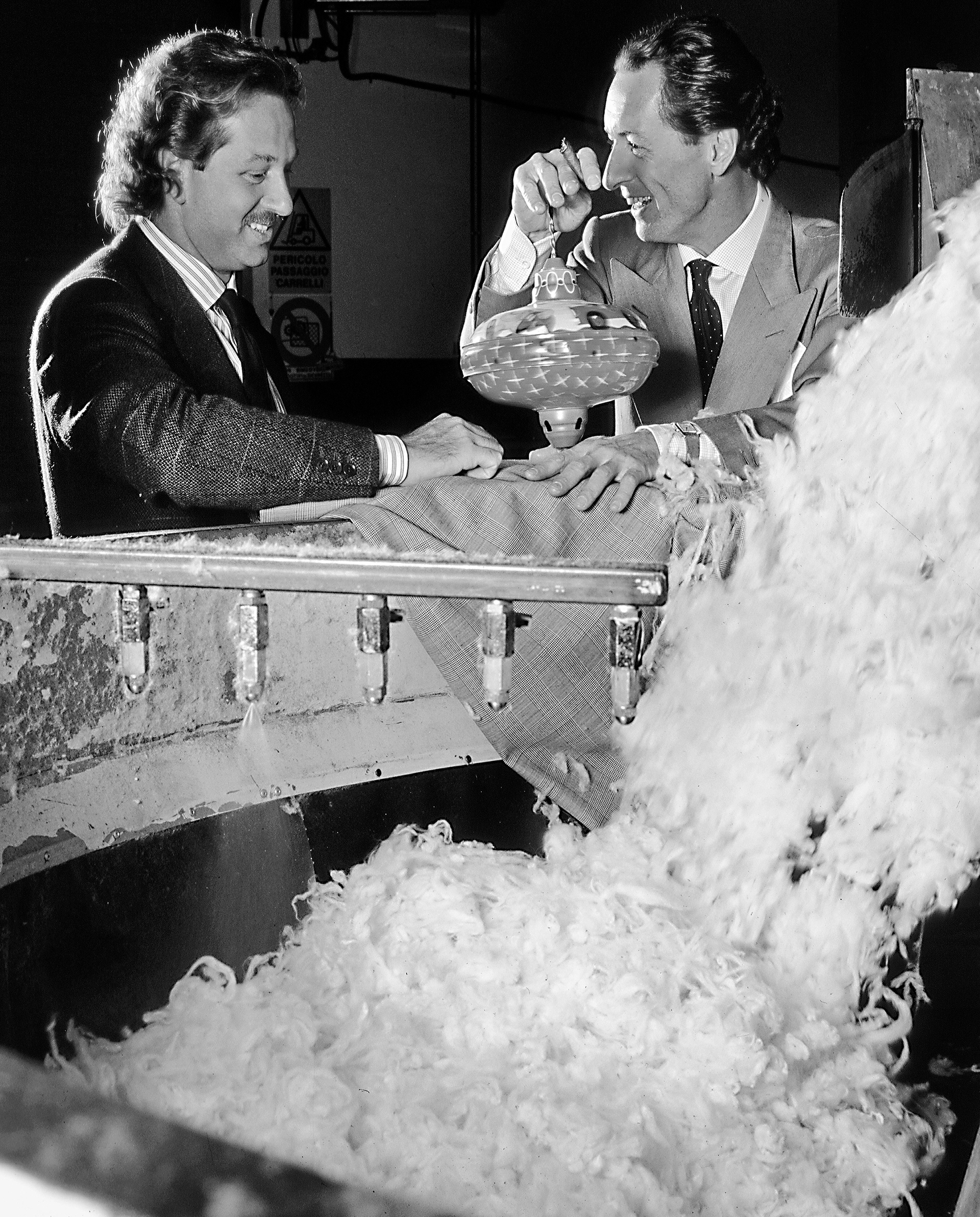 SERGIO E PIGI LORO PIANA - "IL VENERDÌ DI REPUBBLICA" MAGAZINE - ITALY 1989