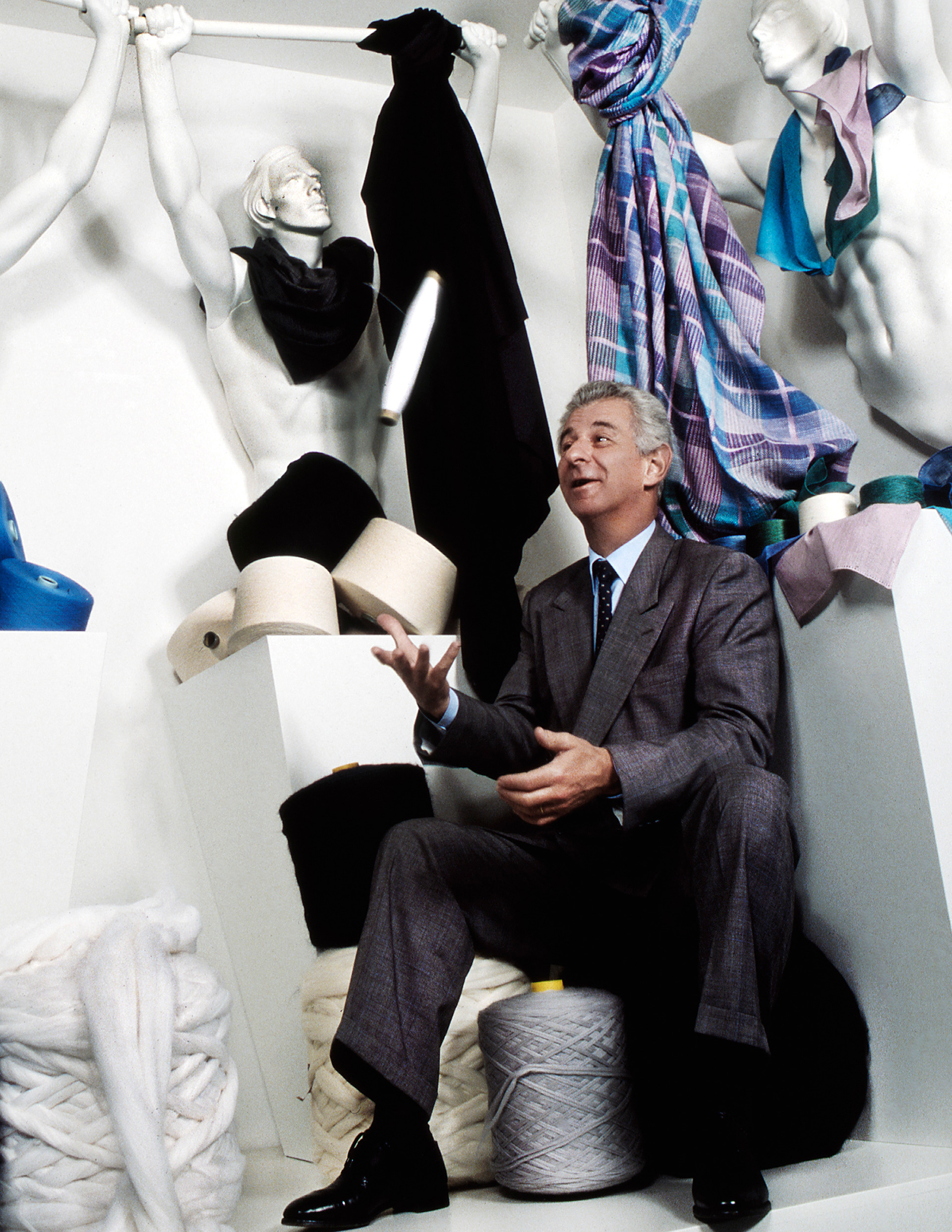 PIETRO MARZOTTO - FASHION INDUSTRIALIST - FOR "IL VENERDÌ DI REPUBBLICA" MAGAZINE - ITALY 1989