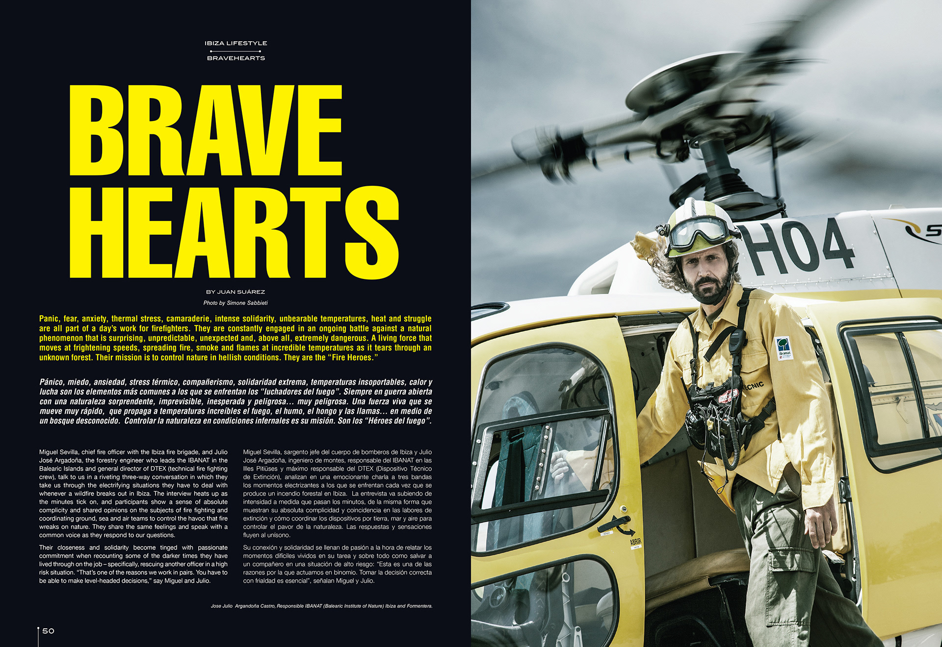 "BRAVE HEARTS" - BOMBEROS Y FORESTALES DE IBIZA - BMI:MAG -2014