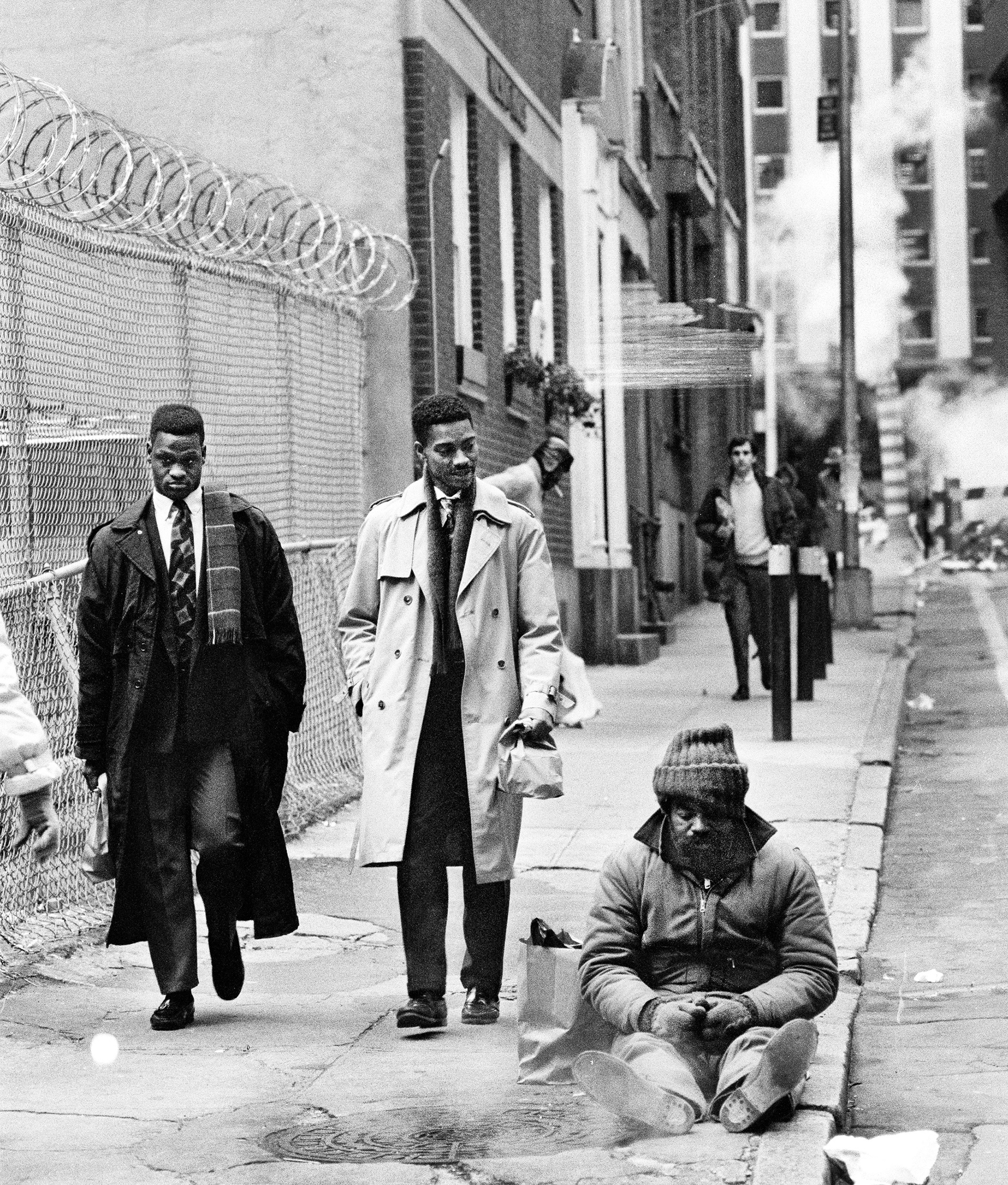 "HOMELESS IN NEW YORK" - REPORTAGE FOR 7 MAGAZINE - 1990