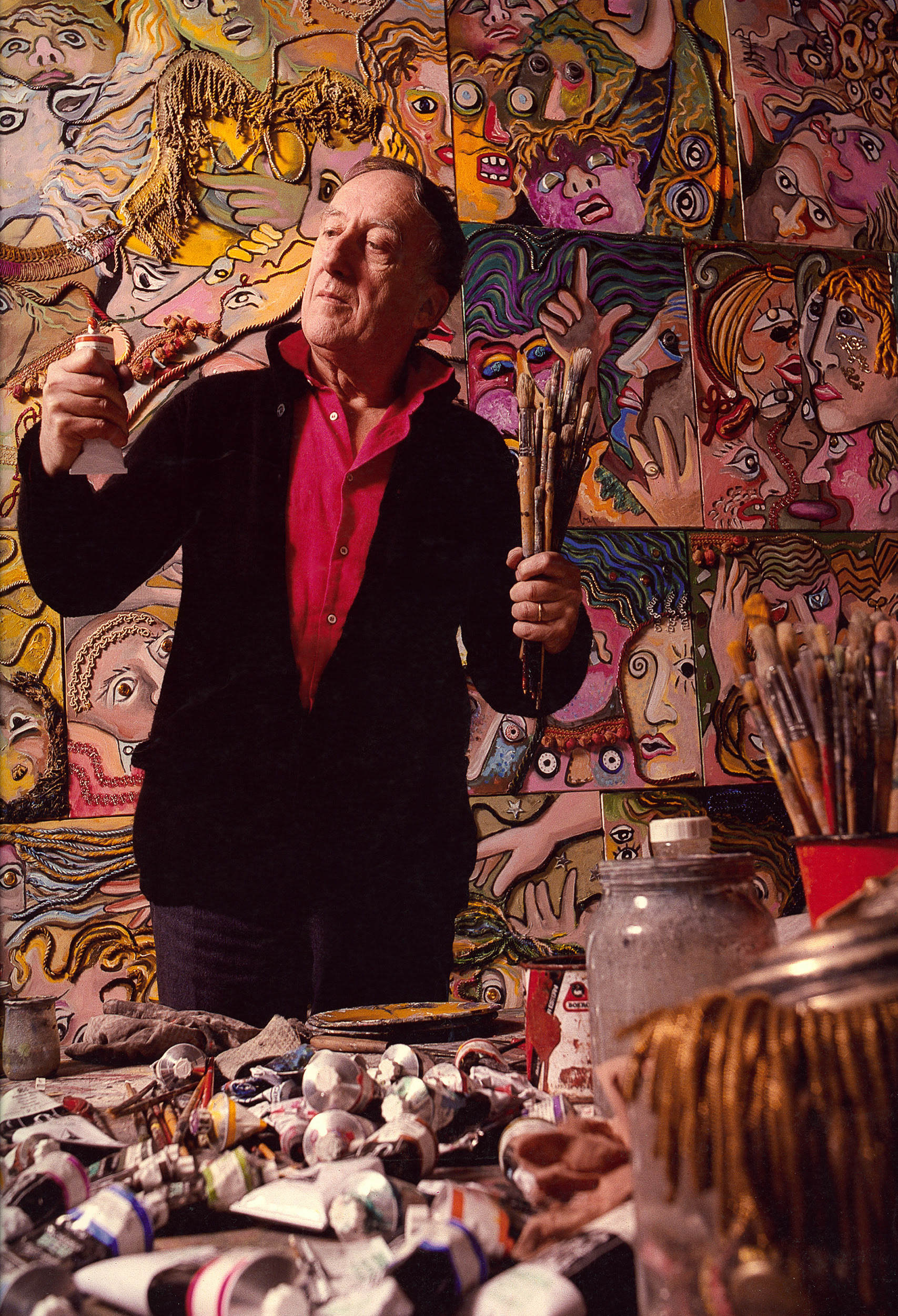 ENRICO BAJ FOR "IL VENERDÌ DI REPUBBLICA" MAGAZINE - ITALY 1990