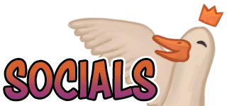 These are goose themed panels to advertise the streamers social media, commmands etc.