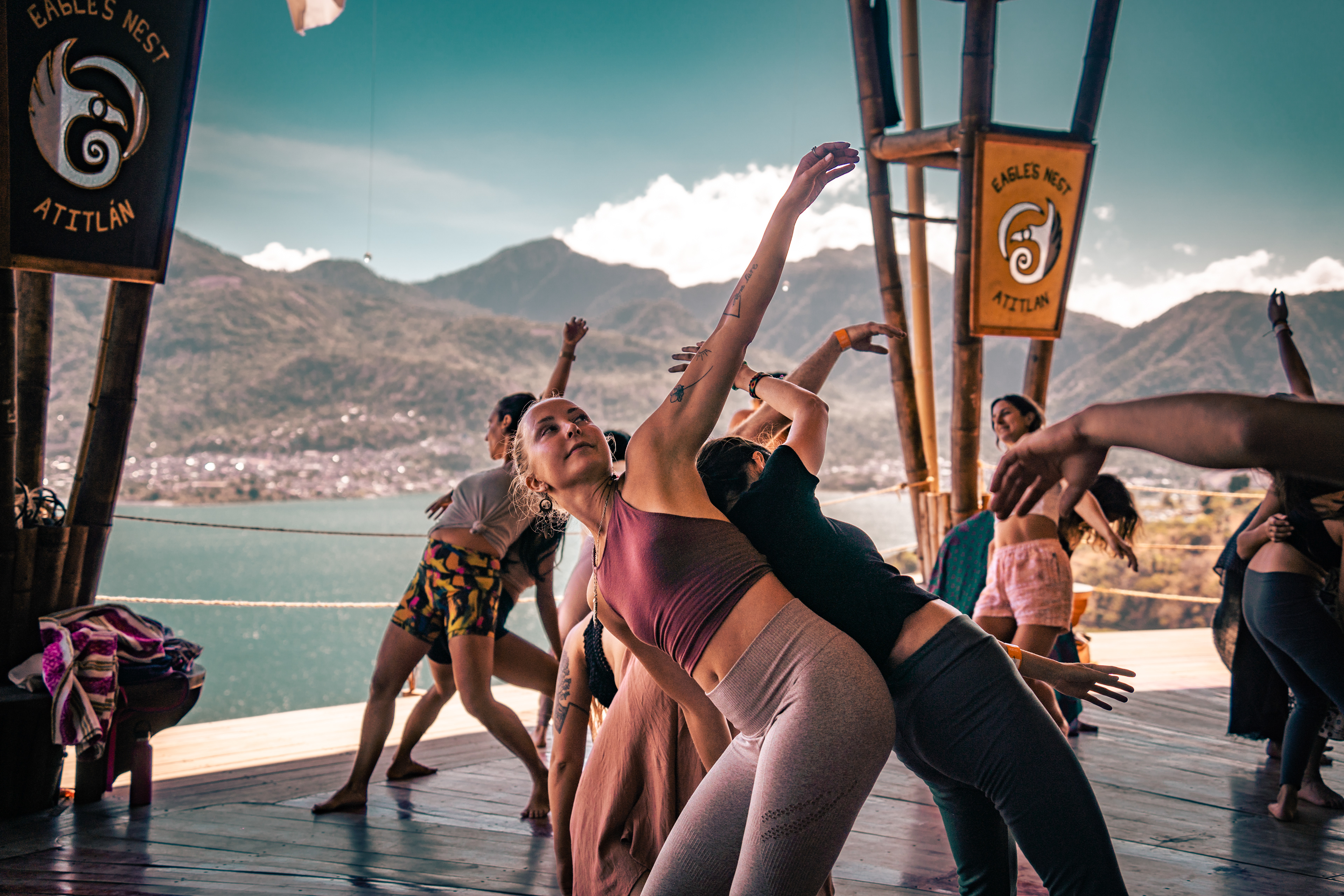 Movment Medicine with Yemnajo & Cacao Ceremony, Eagle's Nest, Lake Atitlan, Guatemala