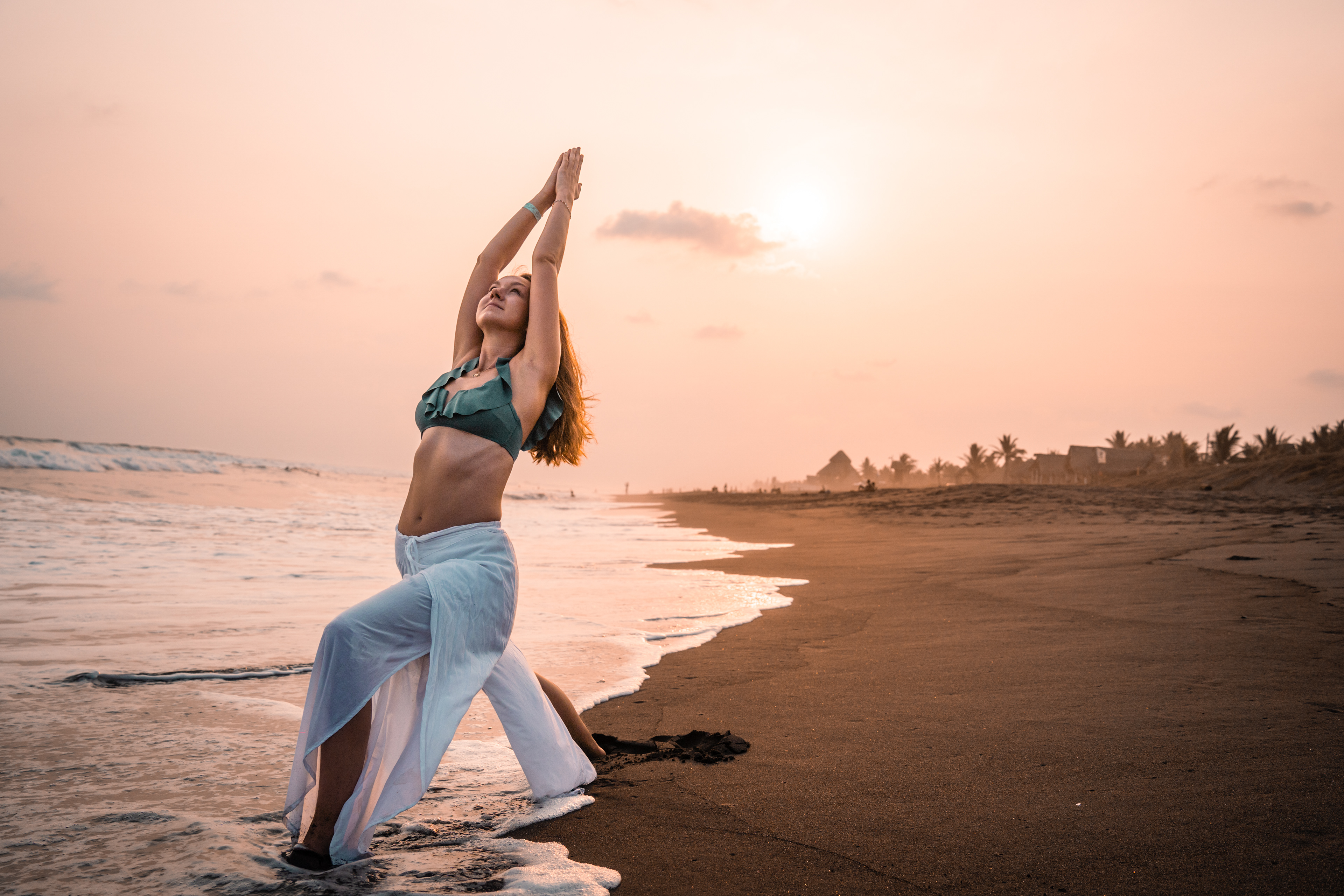 Yoga Photo shoot with Laura, El Paredon, Guatemala