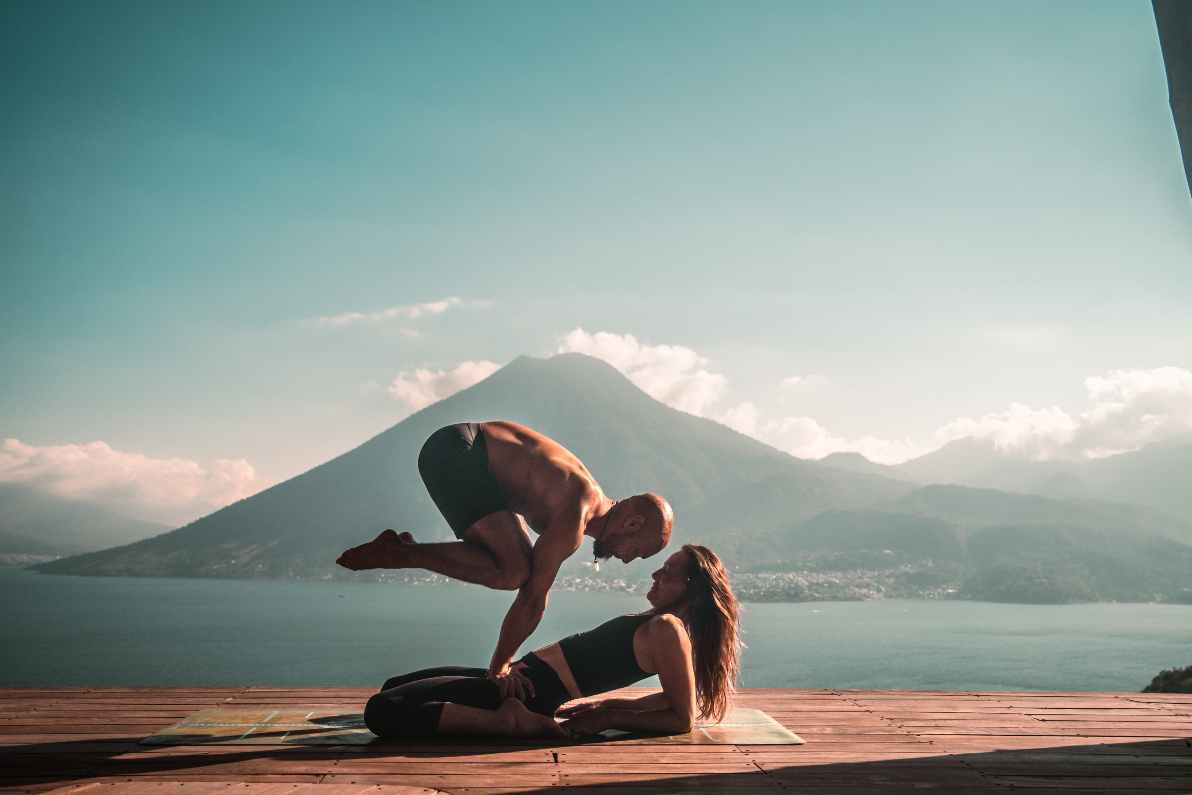 Yoga Photo shoot with Ella & David, Eagles Nest, Lake Atitlan, Guatemala
