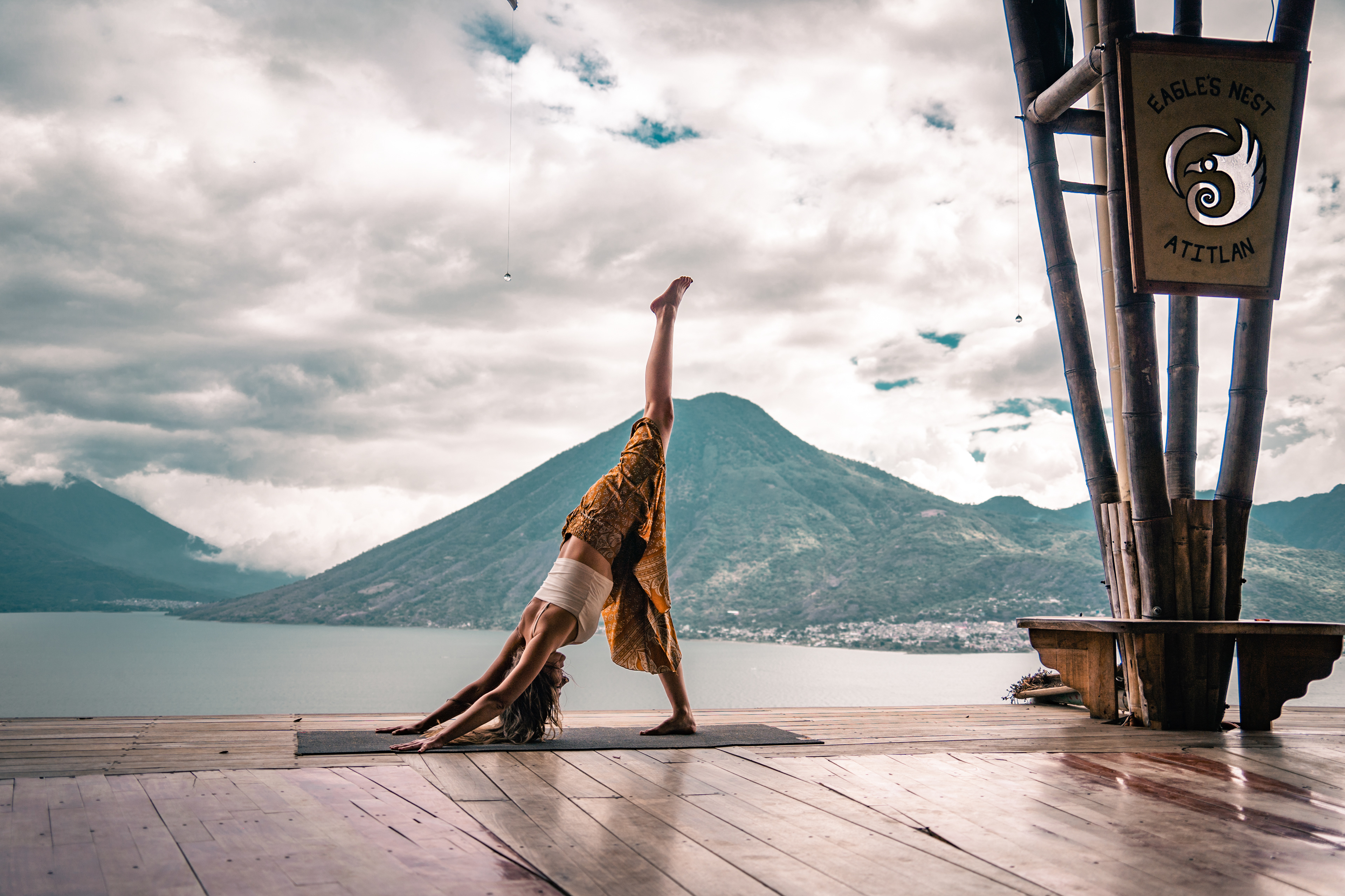 Yoga Photo shoot with Laura , Lake Atitlan, Guatemala