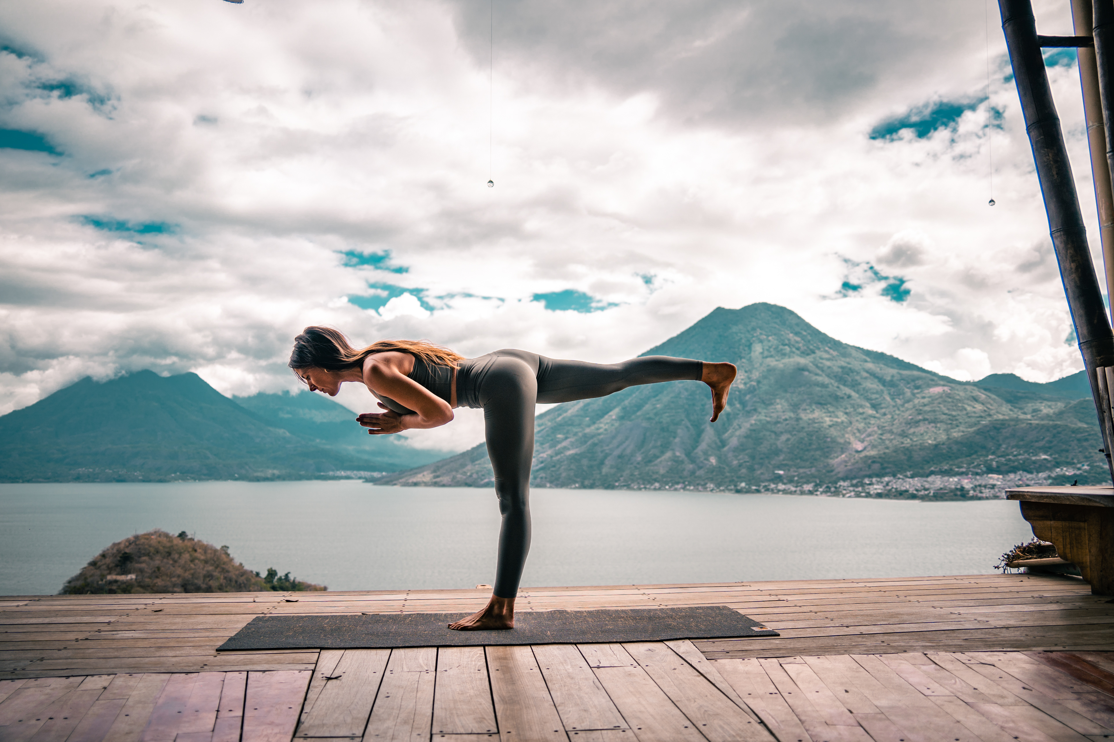 Yoga Photo shoot with Rachael , Lake Atitlan, Guatemala
