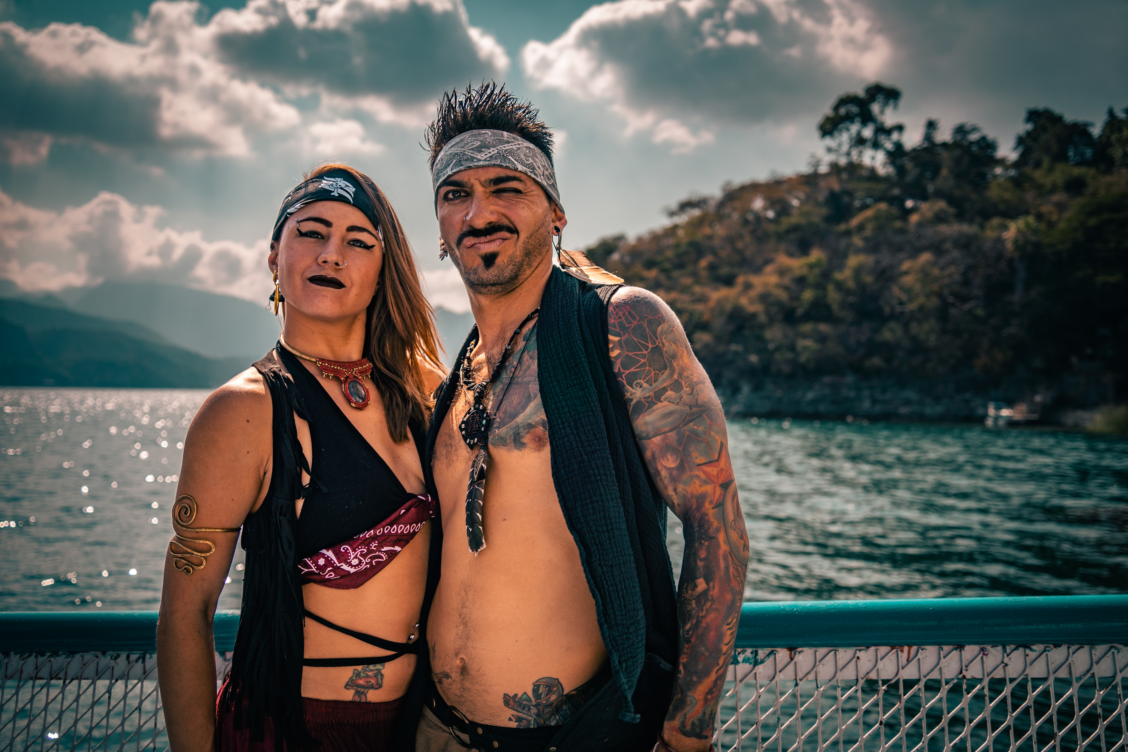 Boat Party, Eagle's Nest, Lake Atitlan, Guatemala