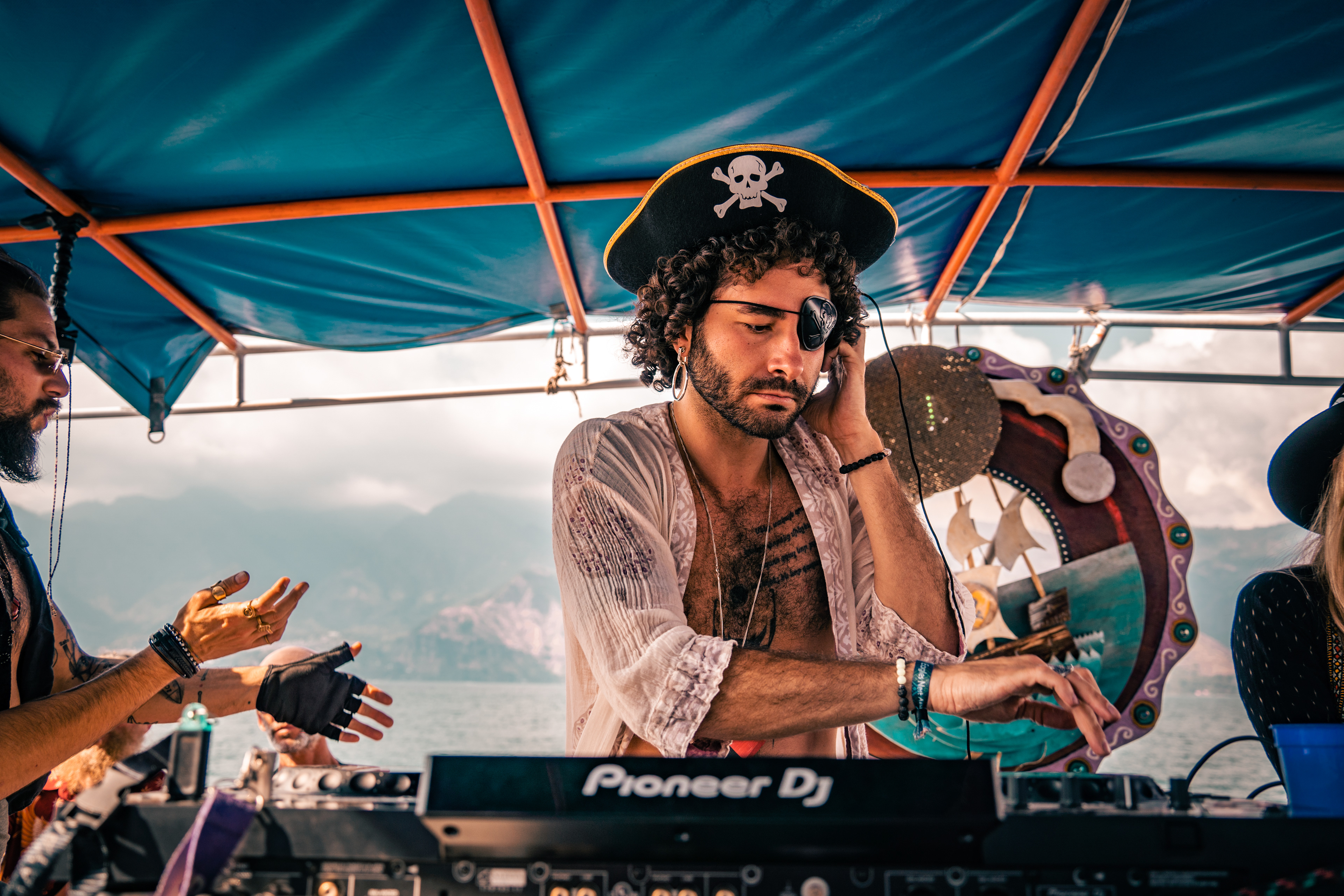 Boat Party, Eagle's Nest, Lake Atitlan, Guatemala