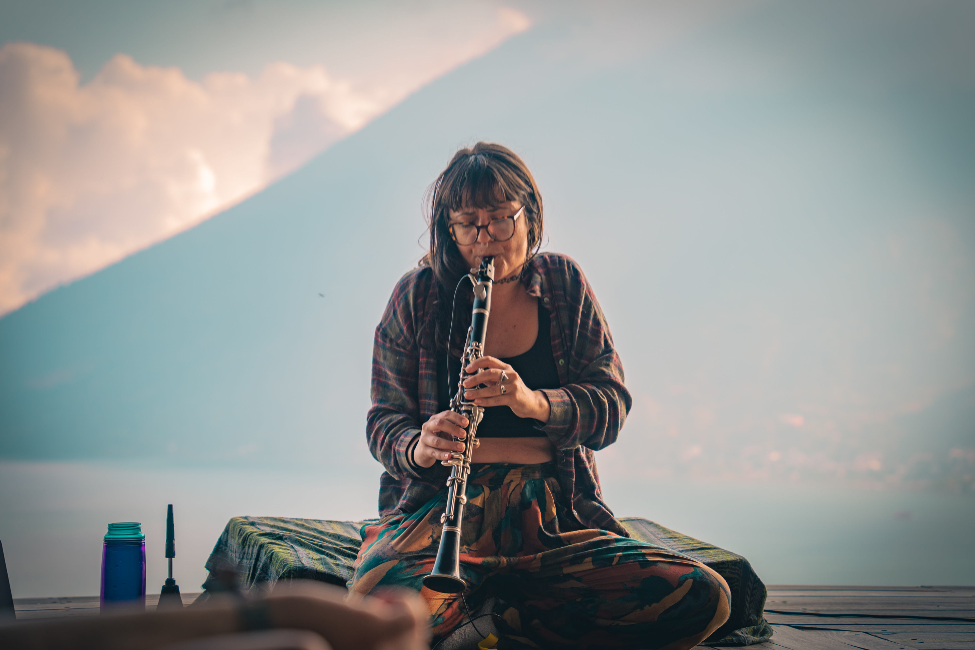 Flut Concert, Eagle's Nest, Lake Atitlan, Guatemala